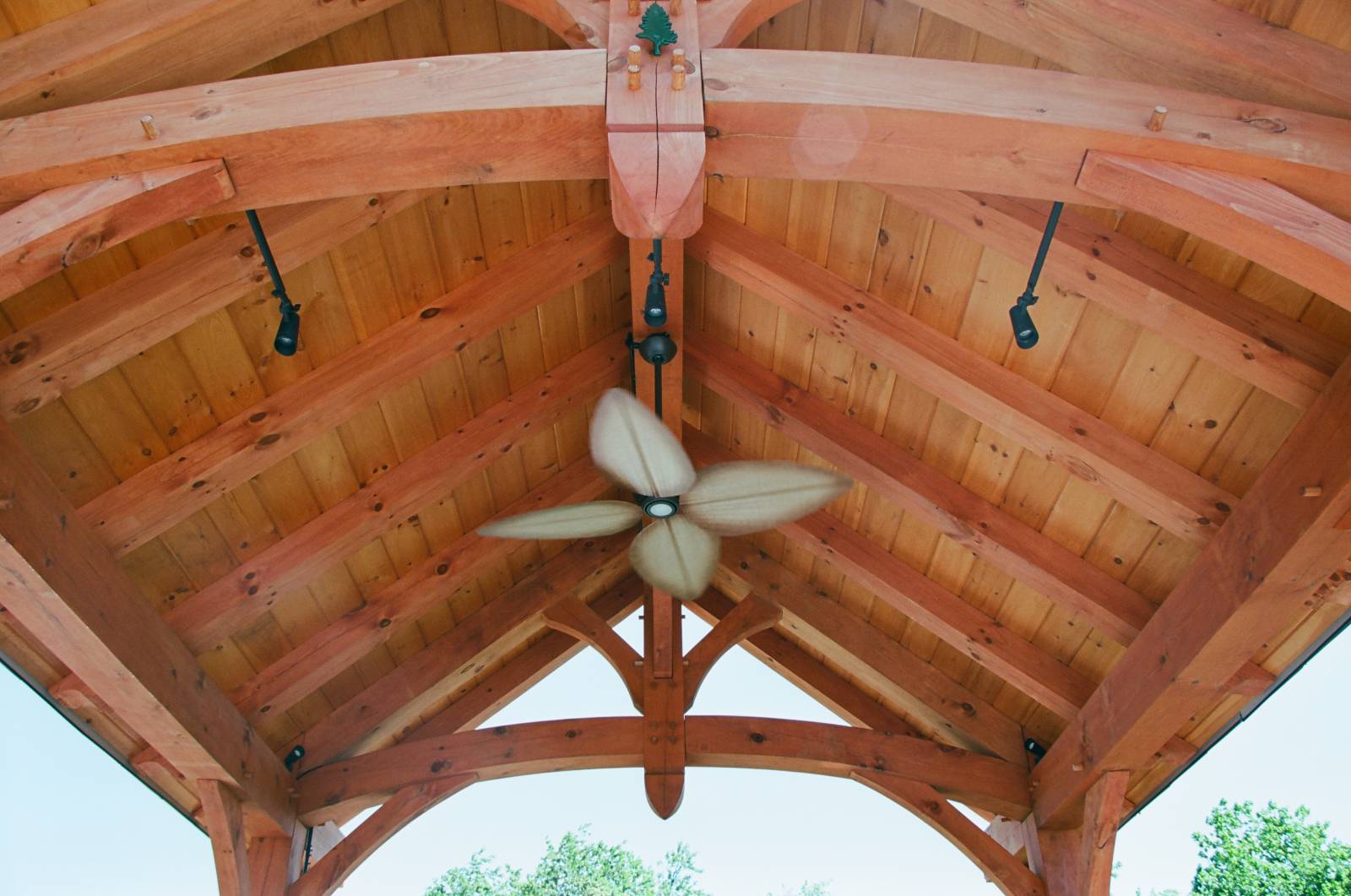 Timber Structure of Pavilion