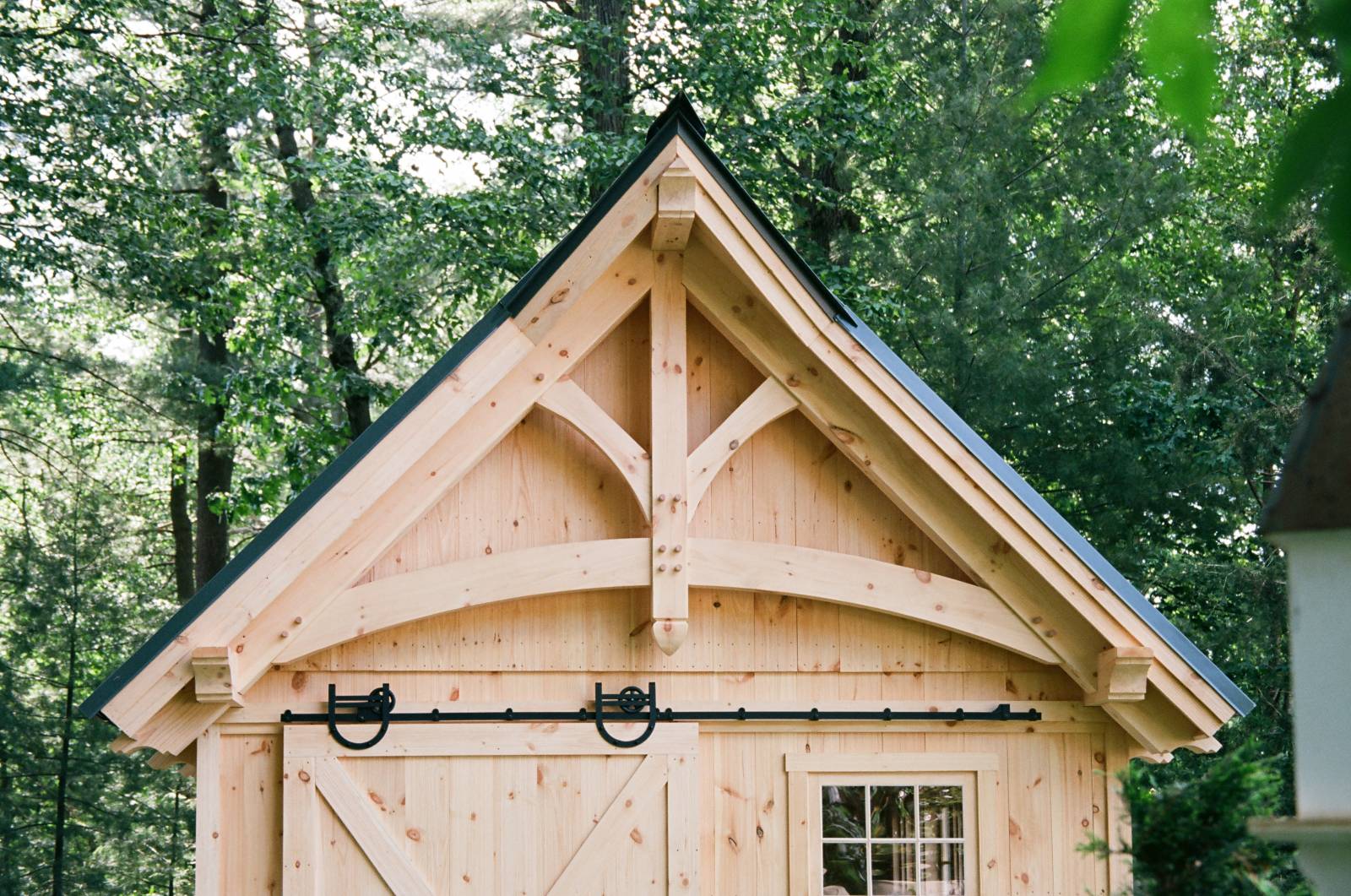 Timber show truss