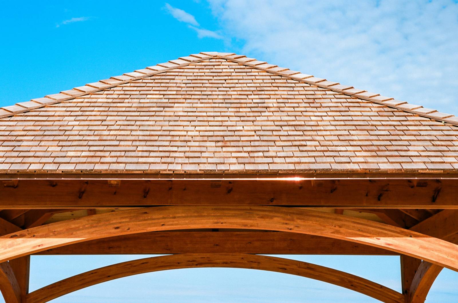 Glint from the Copper Drip Edge