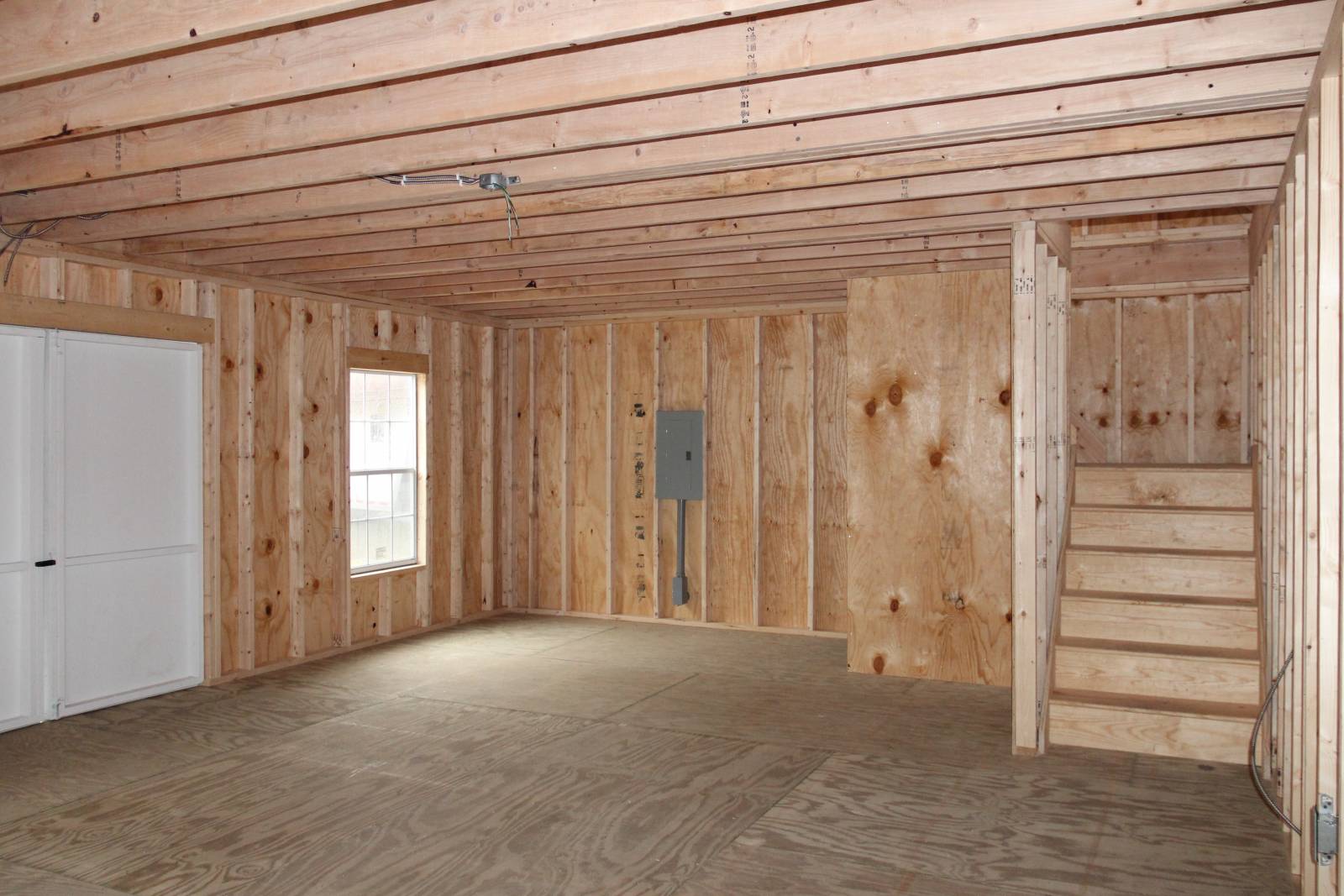 Interior: First Floor with L-Shaped Stairs