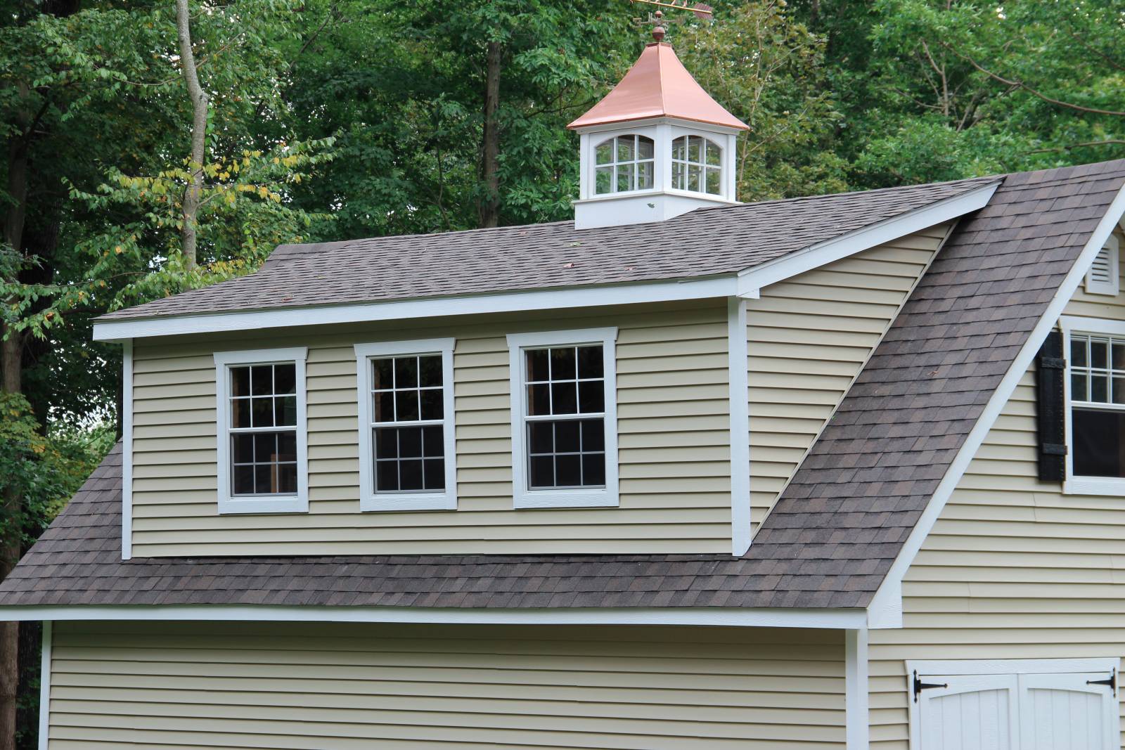 20' Shed Dormer with (3) 30x40 Windows