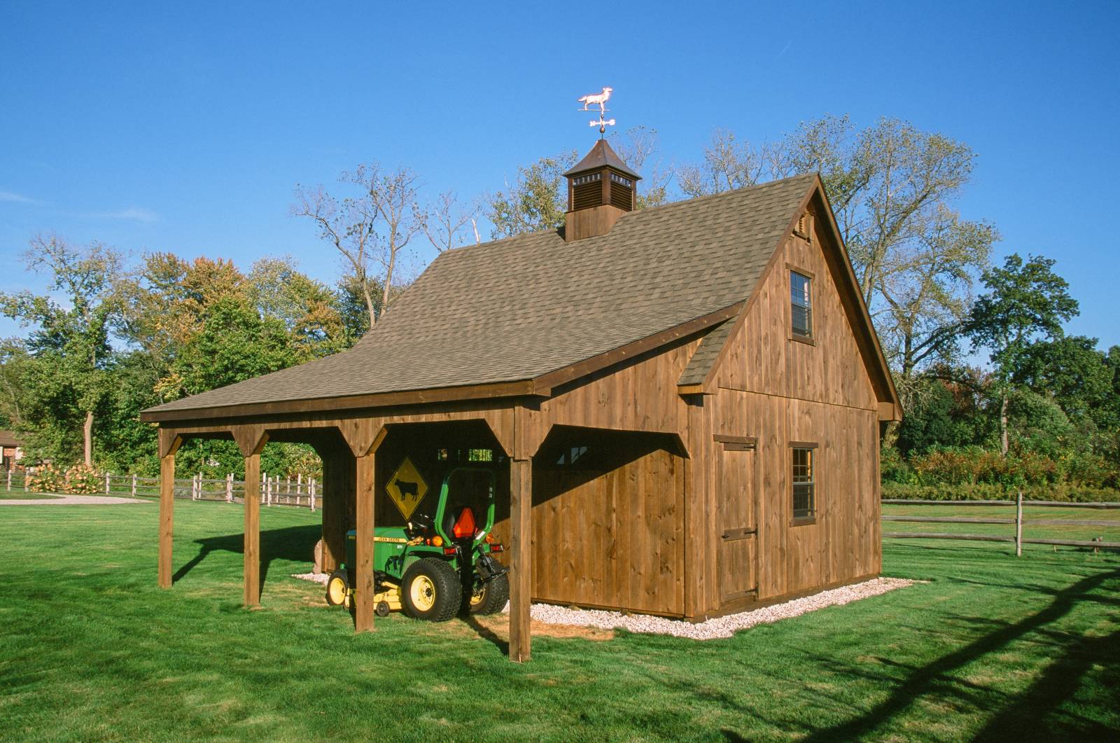 10' x 24' Open Lean-To