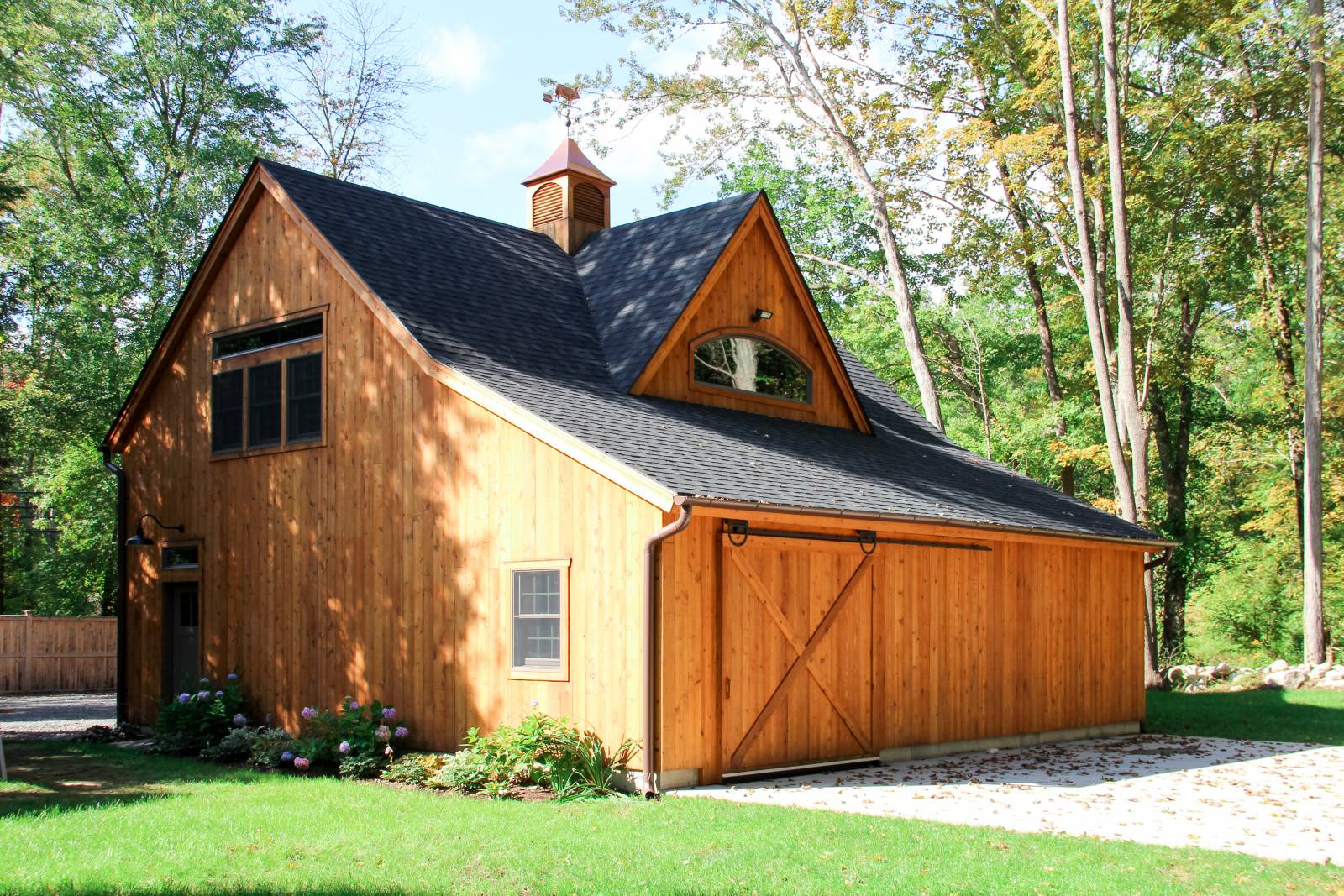 10' x 32' Enclosed Lean-To Overhang