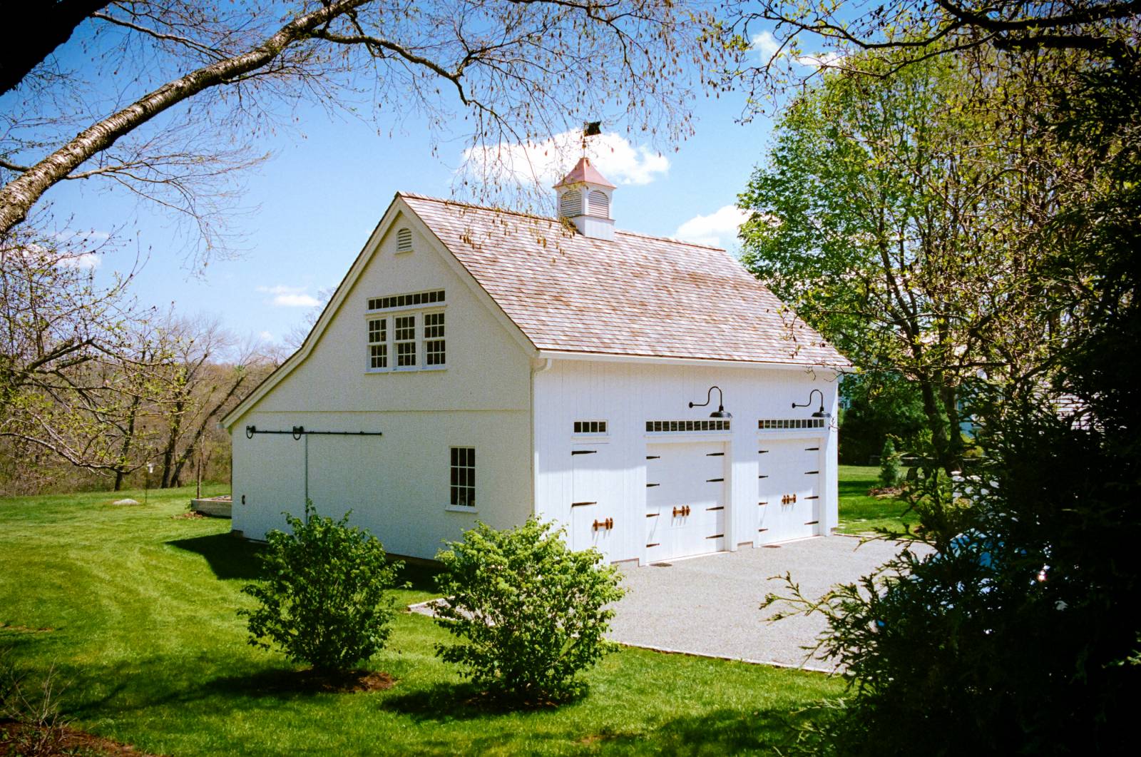 22' x 32' Carriage Barn with 10' Lean-To (Ridgefield CT)
