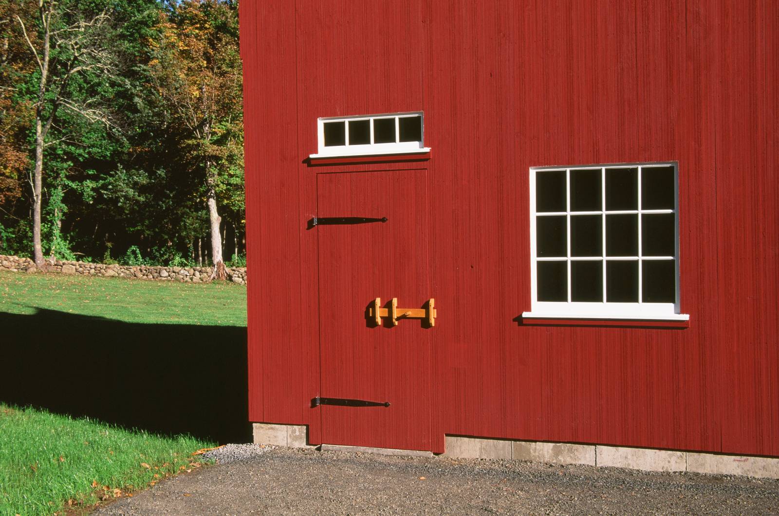 Pine Single Door with Transom • 12 Lite Fixed Pine Sash Window