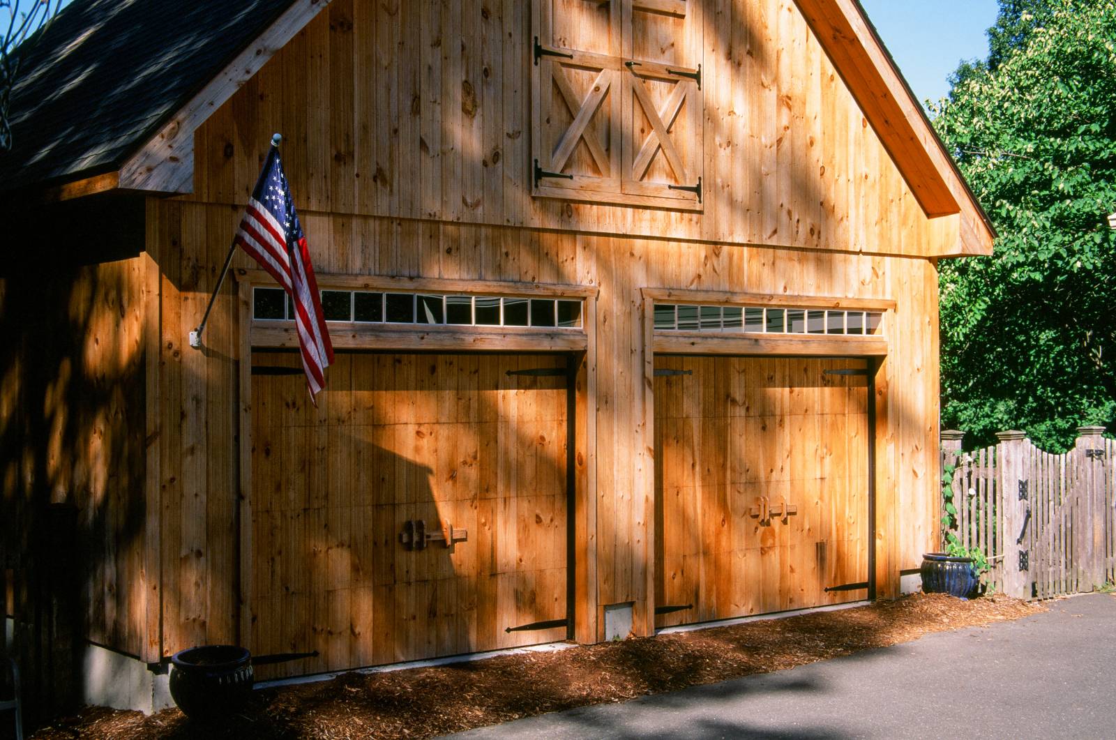 Rustic charm with 1x8 vertical shiplap pine siding