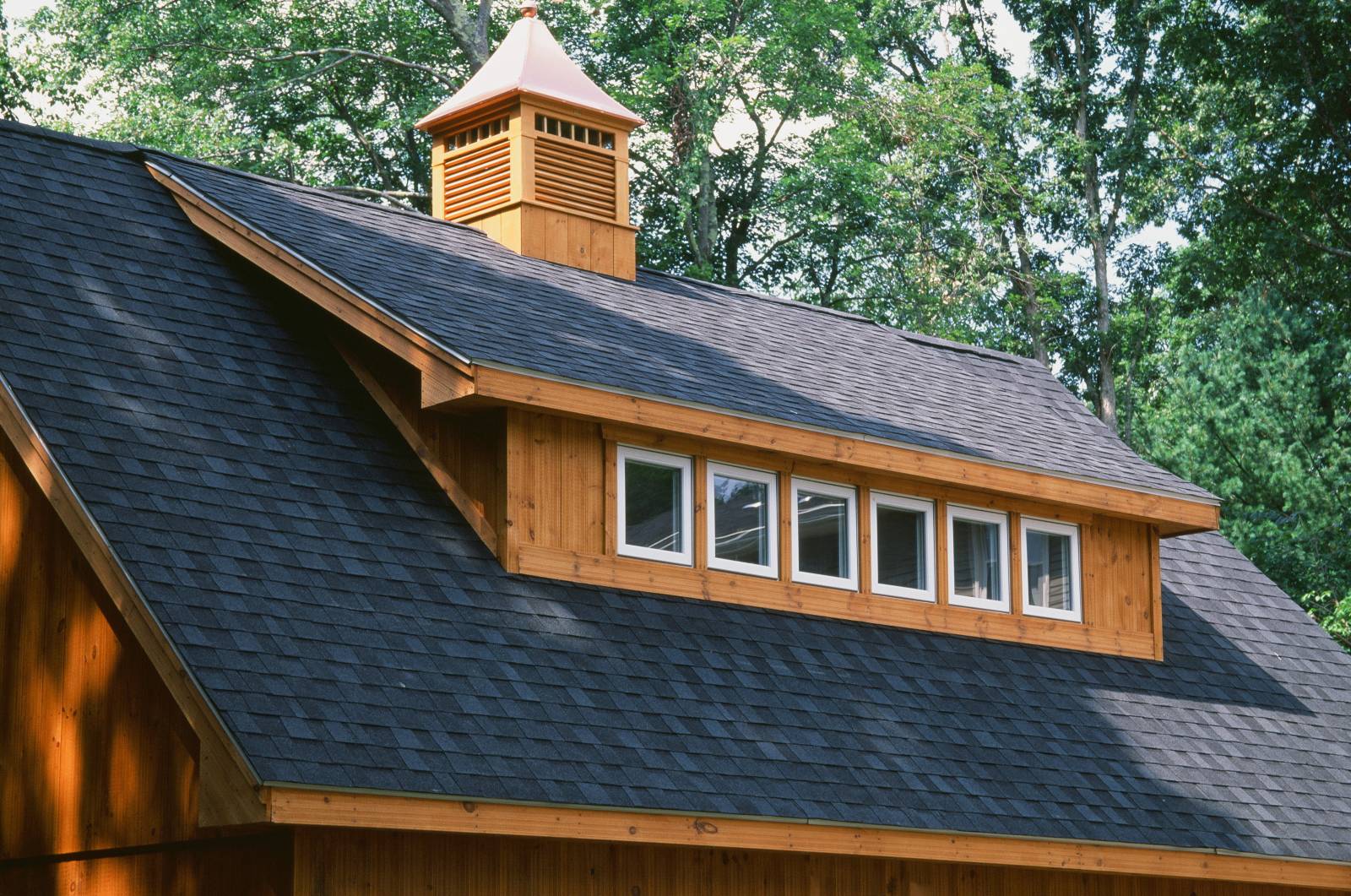 16' Functional Transom Dormer with 6 - 2'x2' Harvey Vinyl Insulated Awning Windows