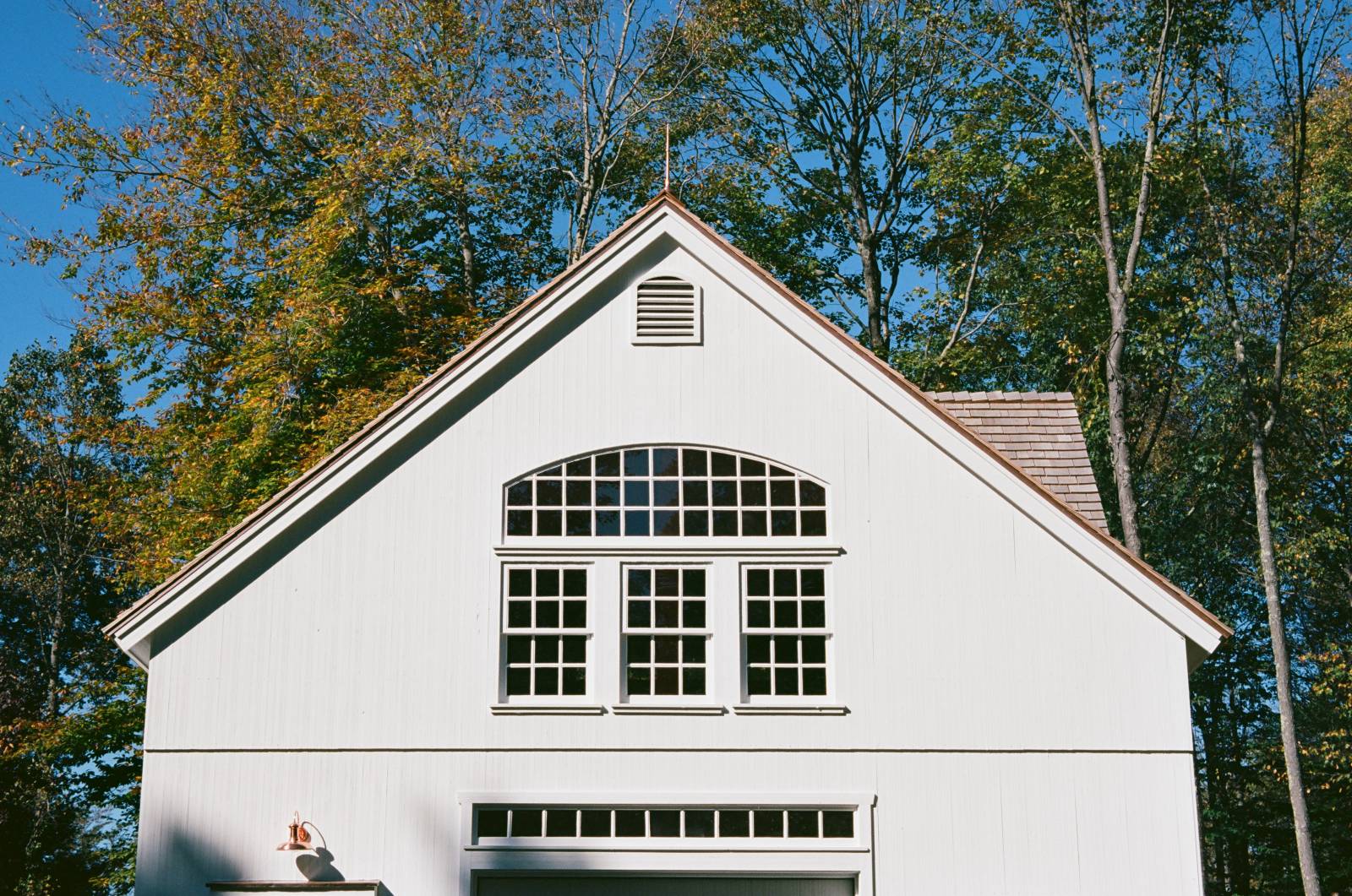 True divided light handcrafted windows (notice the bow top window)