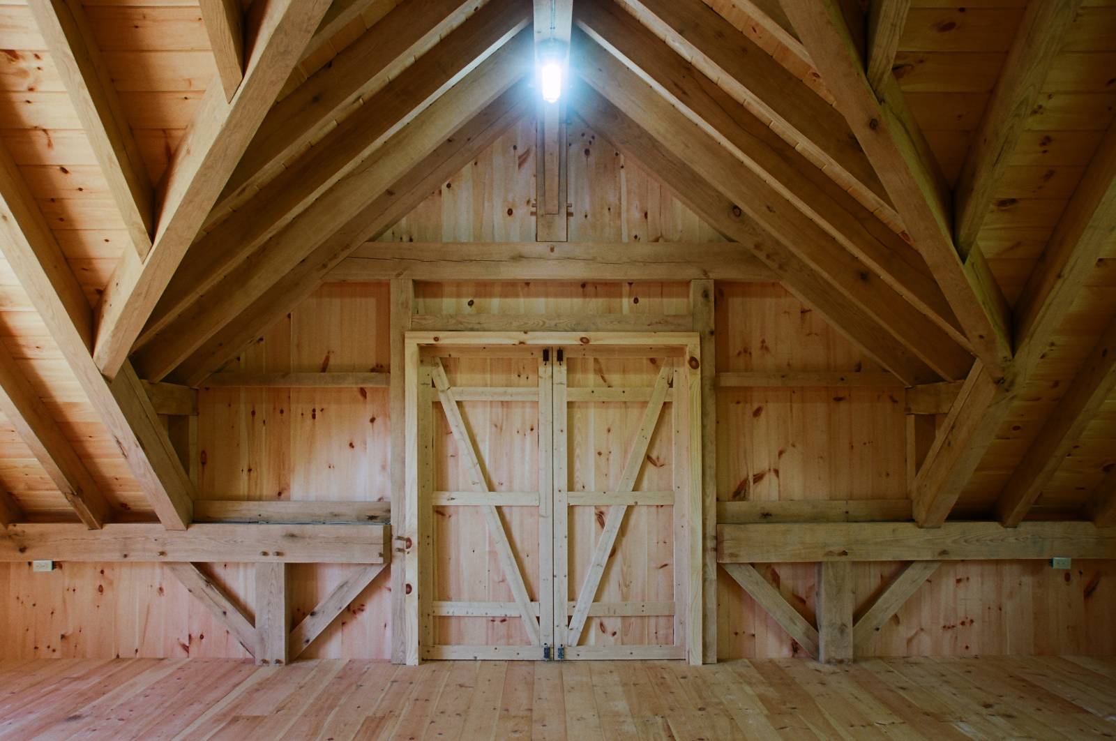 Interior of Reverse Gable Dormer