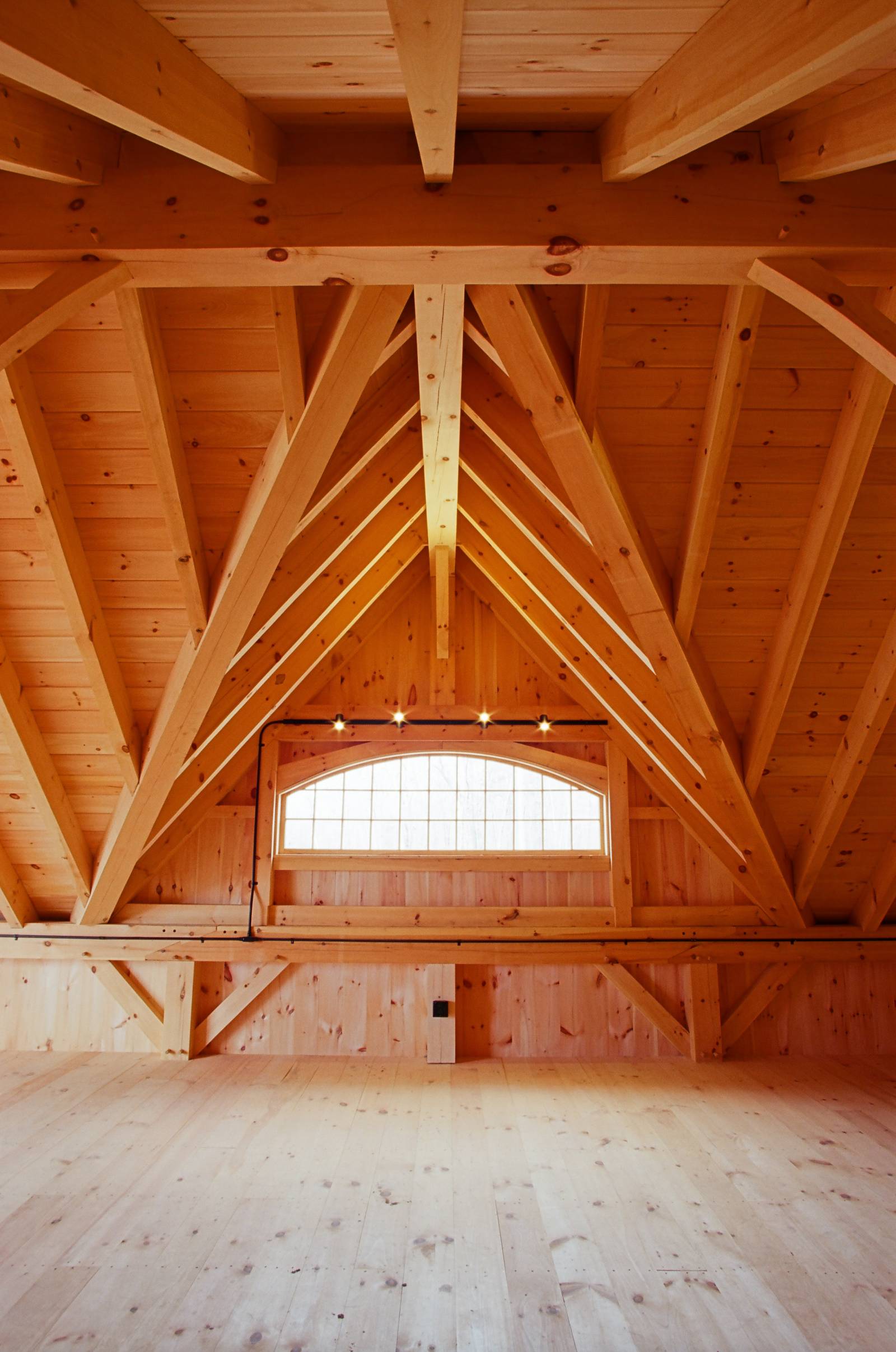 Timber Frame Reverse Gable Dormer