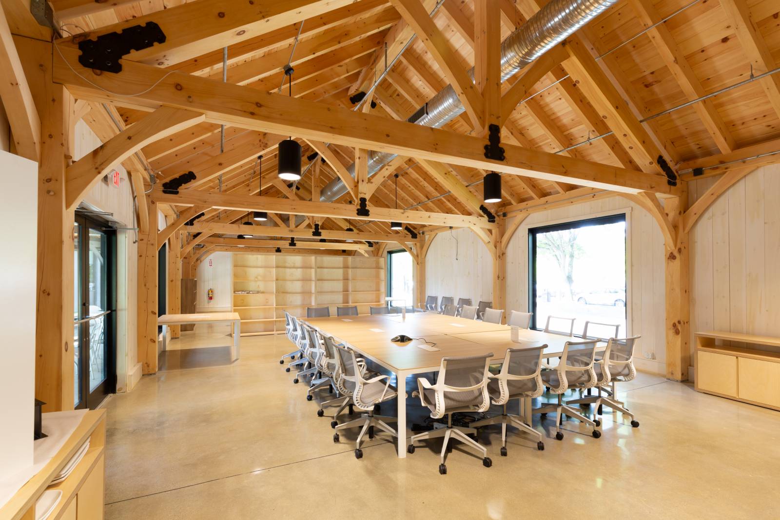 Timber Frame Conference Building | The Barn Yard