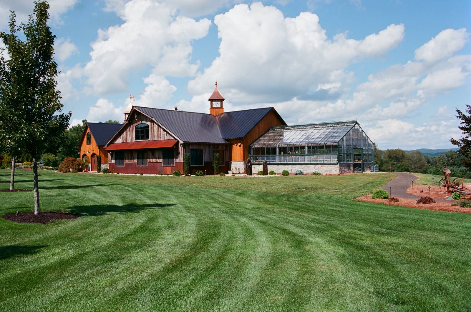 Party Barn Wide Shot • Attached Greenhouse