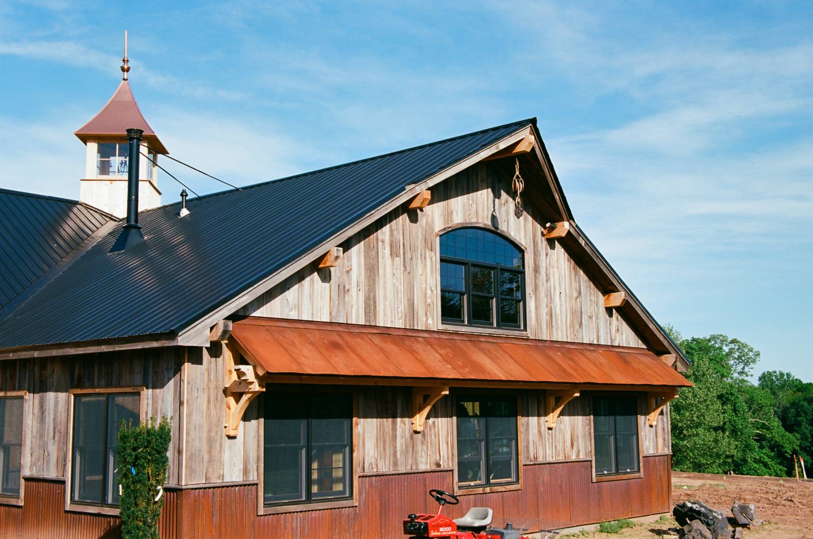 Exterior of Post & Beam Pool Room