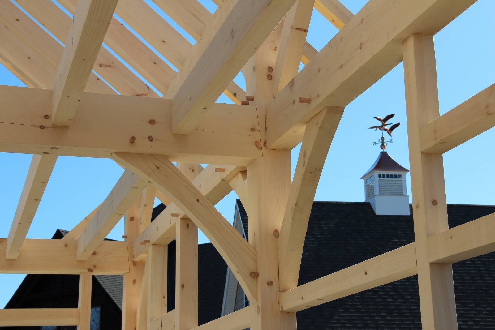 26' x 28' Carriage Barn Timber Frame | The Barn Yard