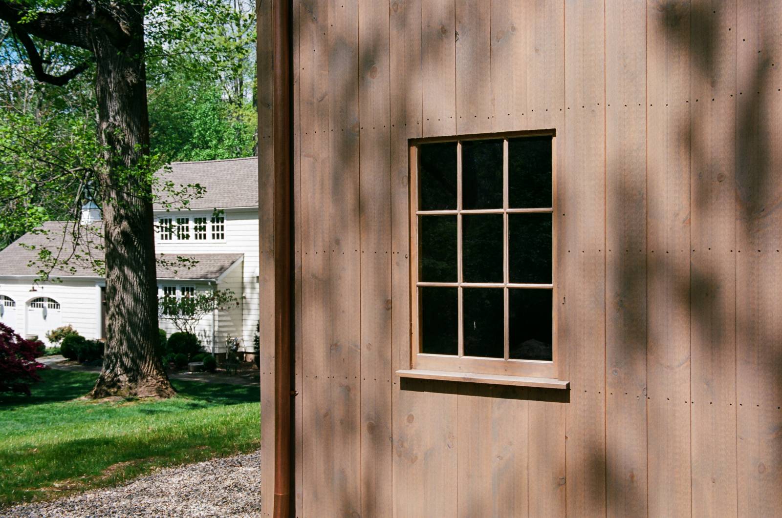 9-lite fixed sash window