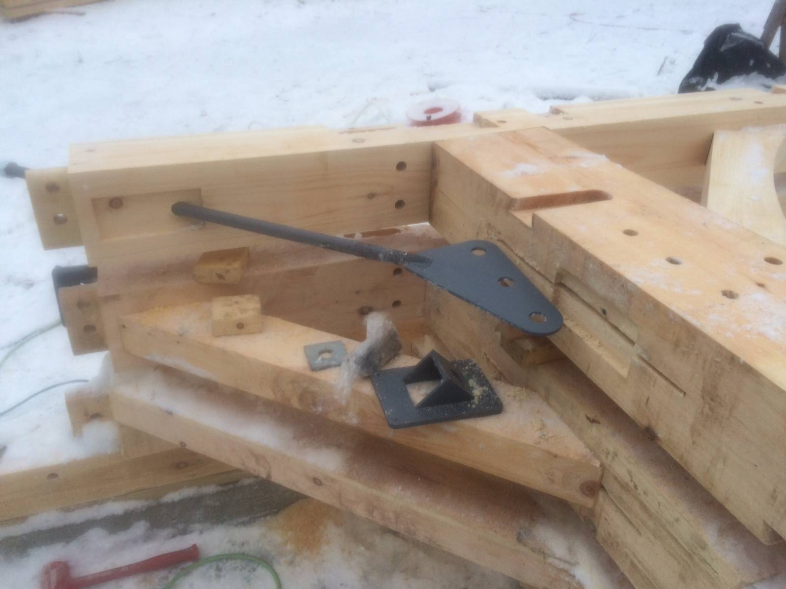 Steel tension rod