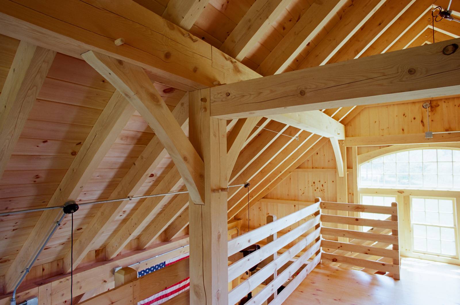 Detail: timber frame joinery