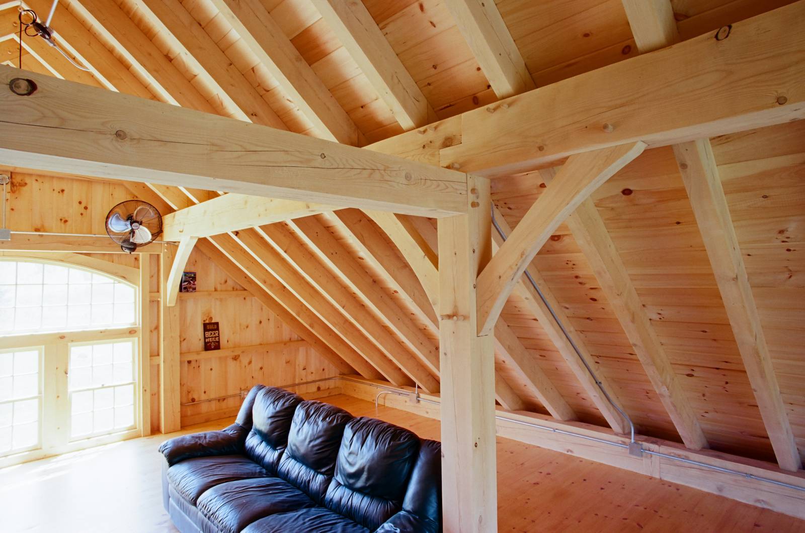 Detail: timber frame joinery