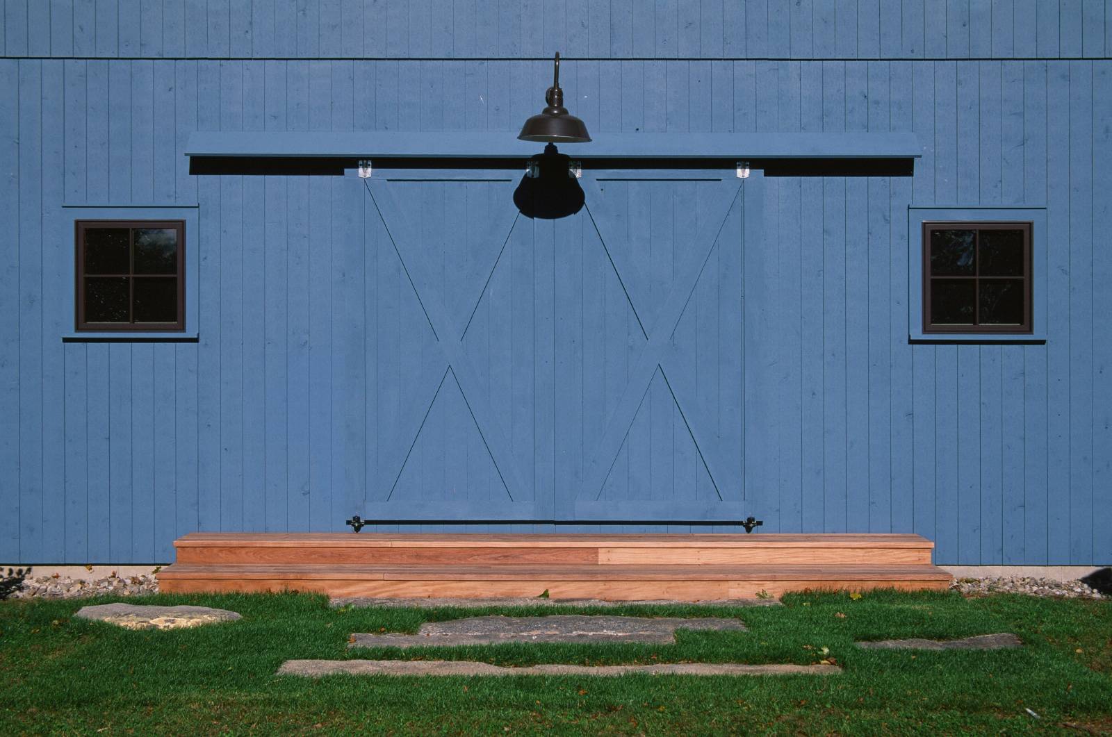 Detail: Split Sliding Barn Doors