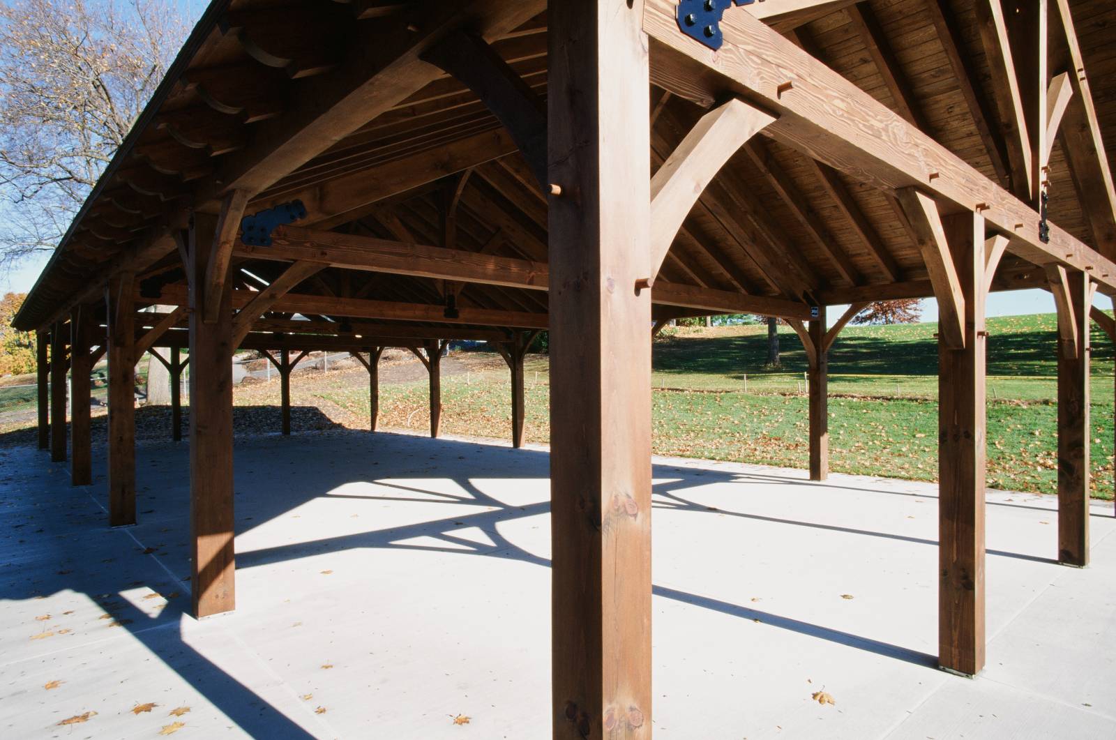 6 Bents • Timber Frame Joinery • Oak Pegs