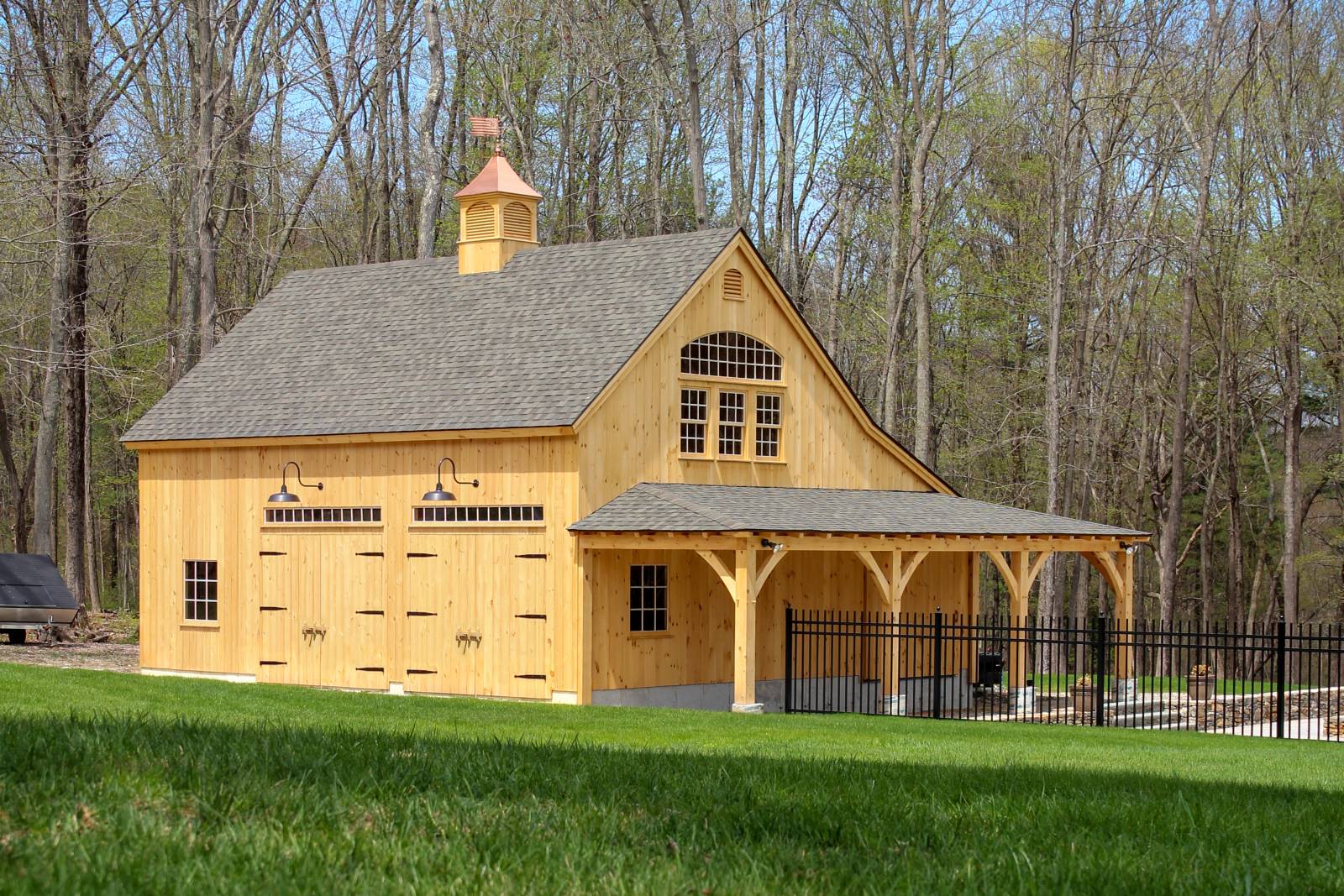 32x32 Post & Beam Carriage Barn (Millbury MA)