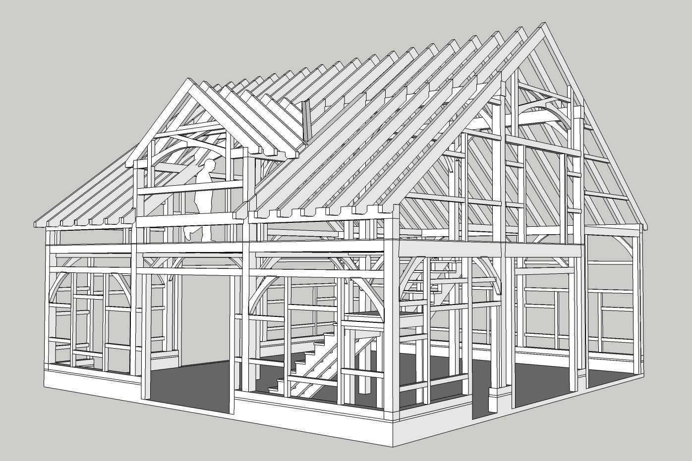 Raising a Post & Beam Kit in New Hampshire | The Barn Yard