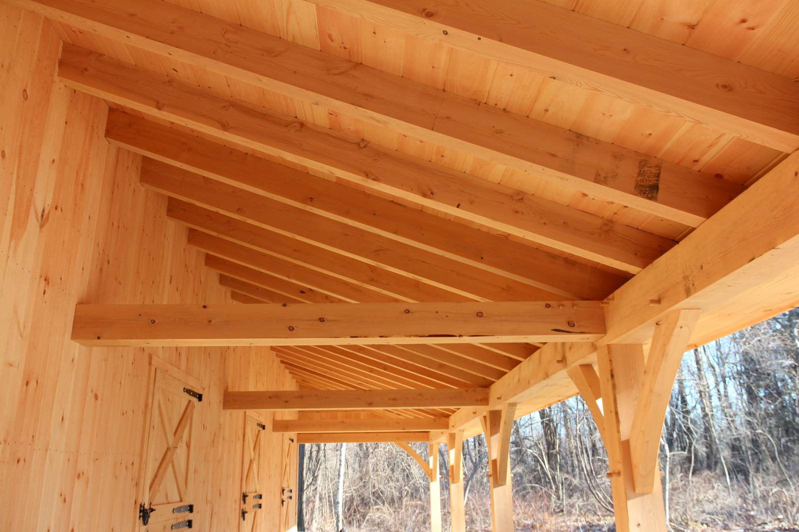 Inside the Saratoga Post & Beam | The Barn Yard