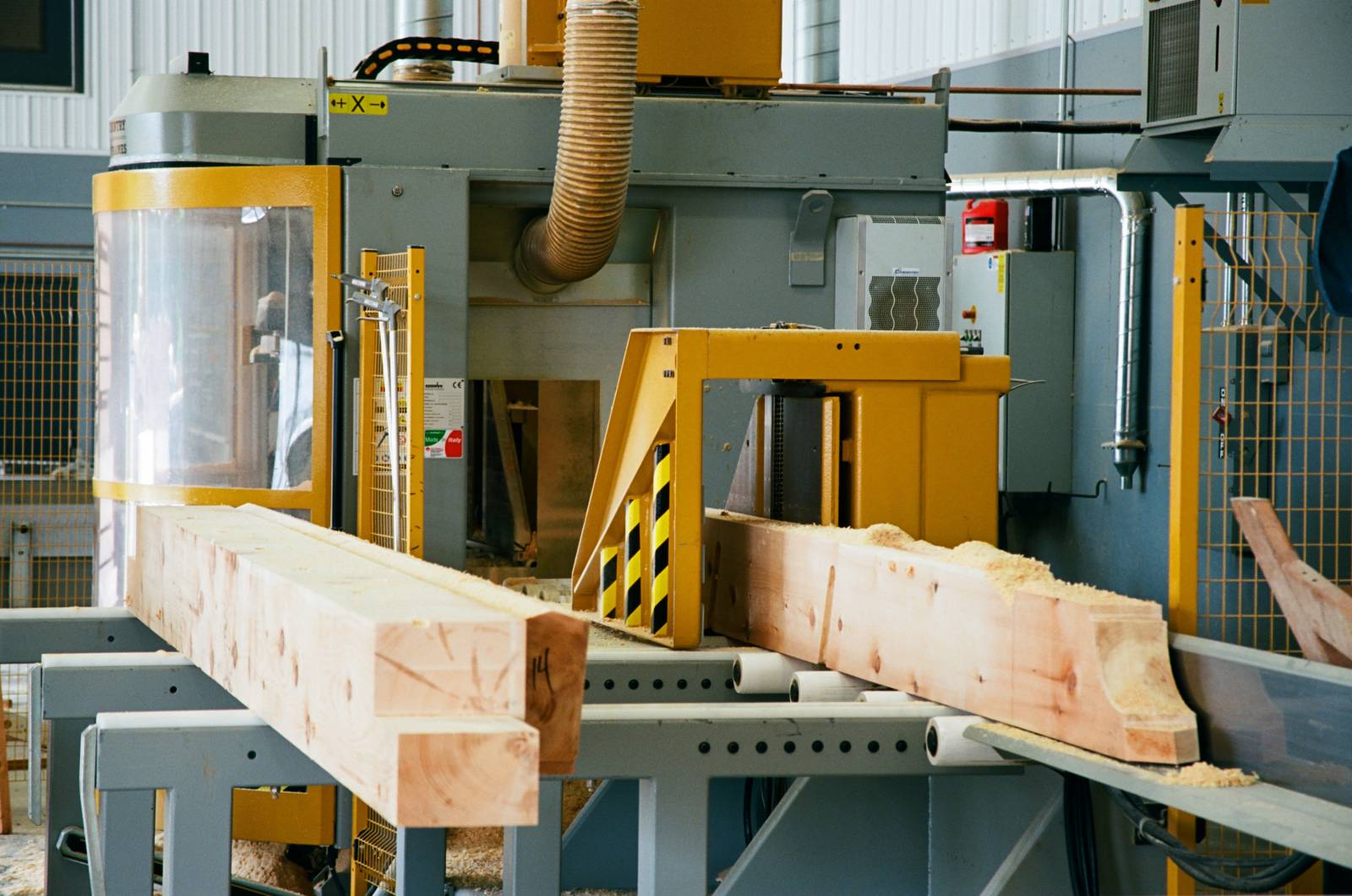 Timbers Exit the CNC Machine