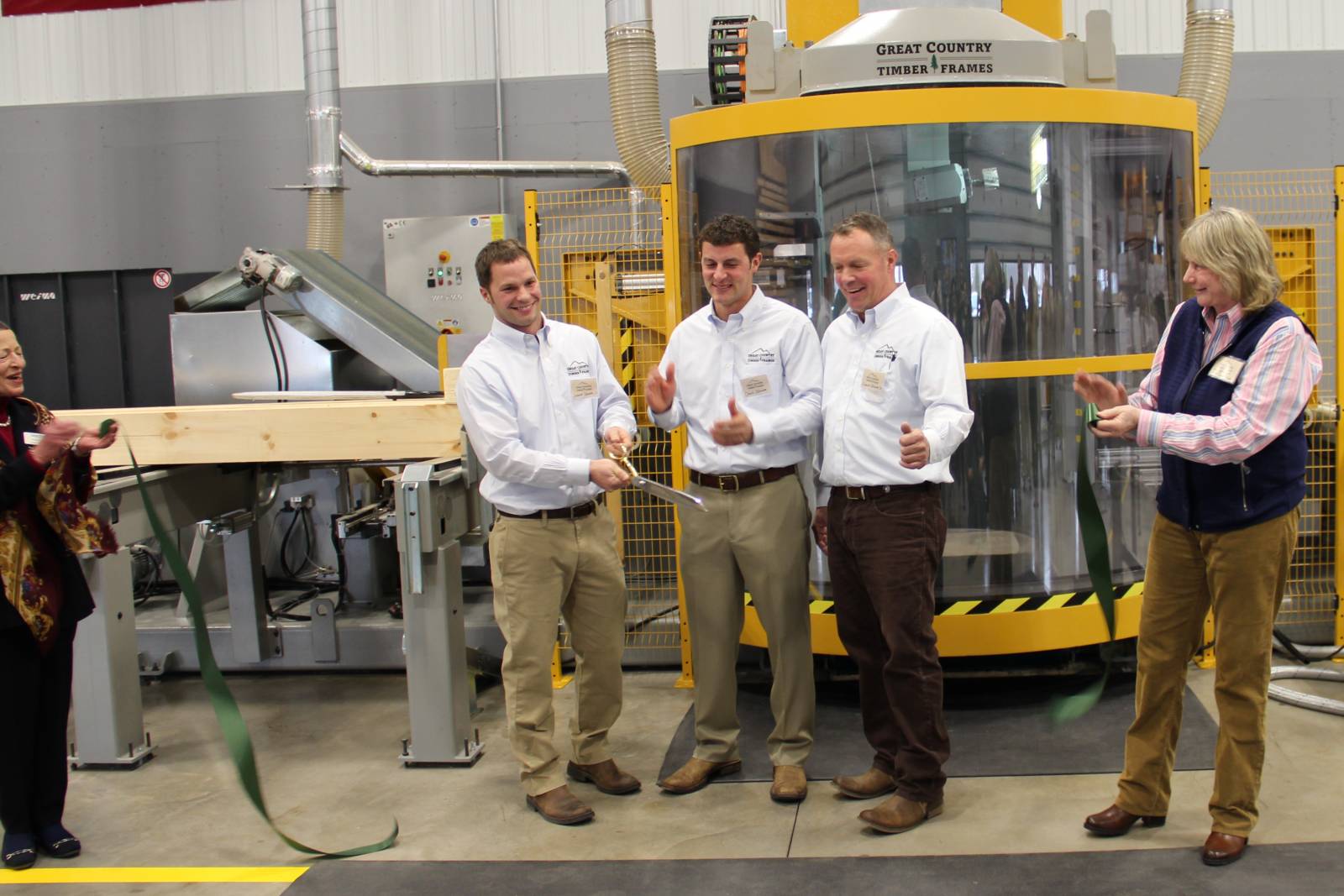 Ribbon Cutting at Great Country Timber Frames | The Barn Yard