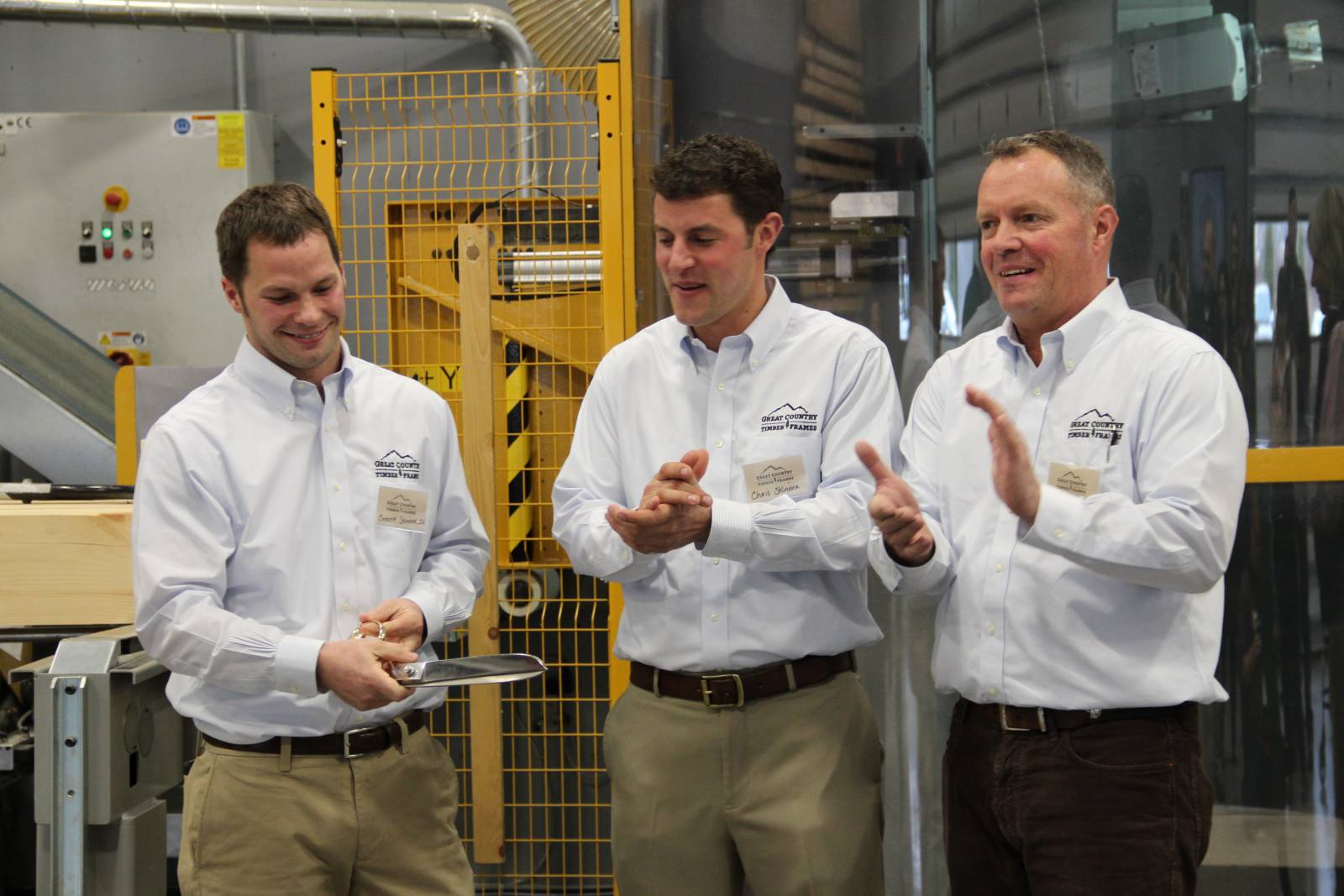 Ribbon Cutting at Great Country Timber Frames | The Barn Yard