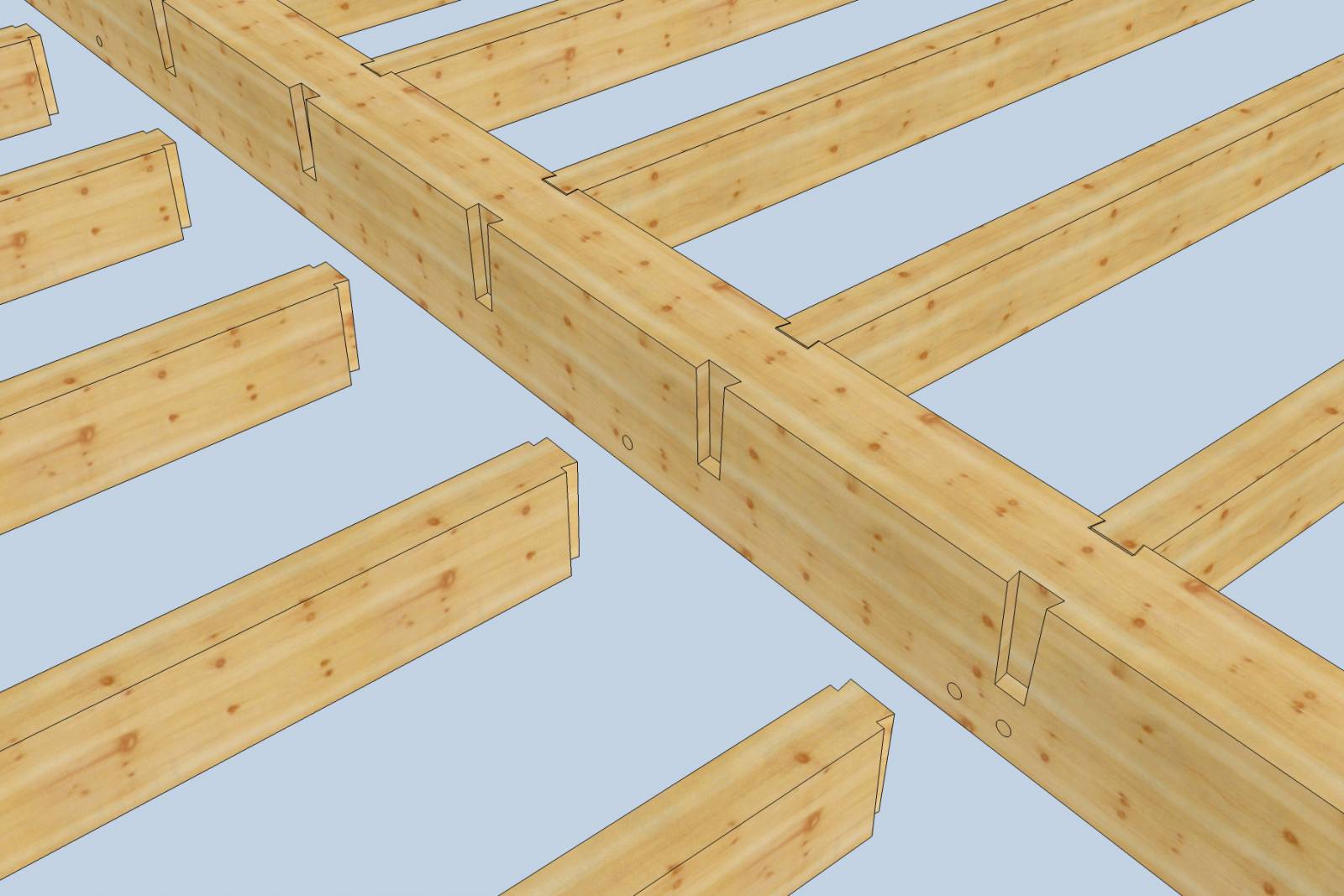 Dovetail Joinery 3D