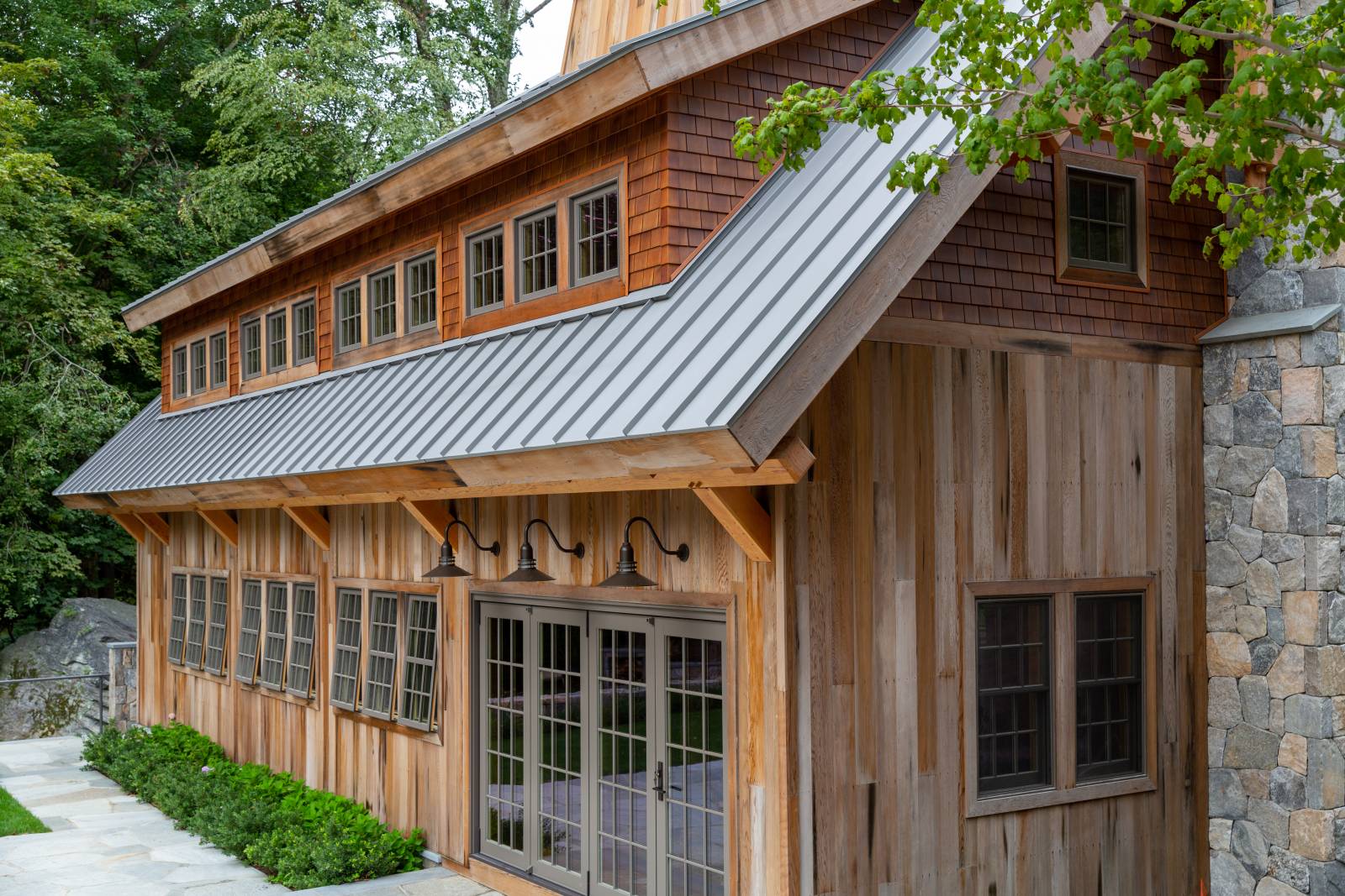 12-Window Transom Dormer with Cedar Shakes