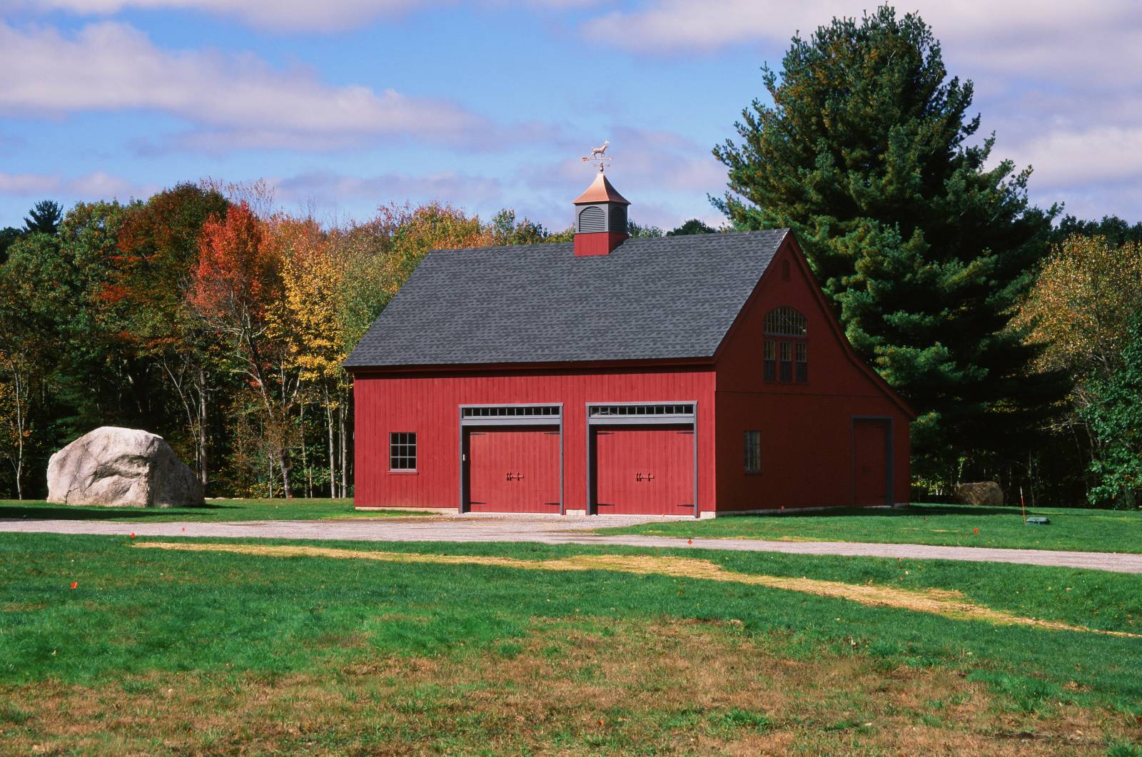 Completed Post & Beam Barn