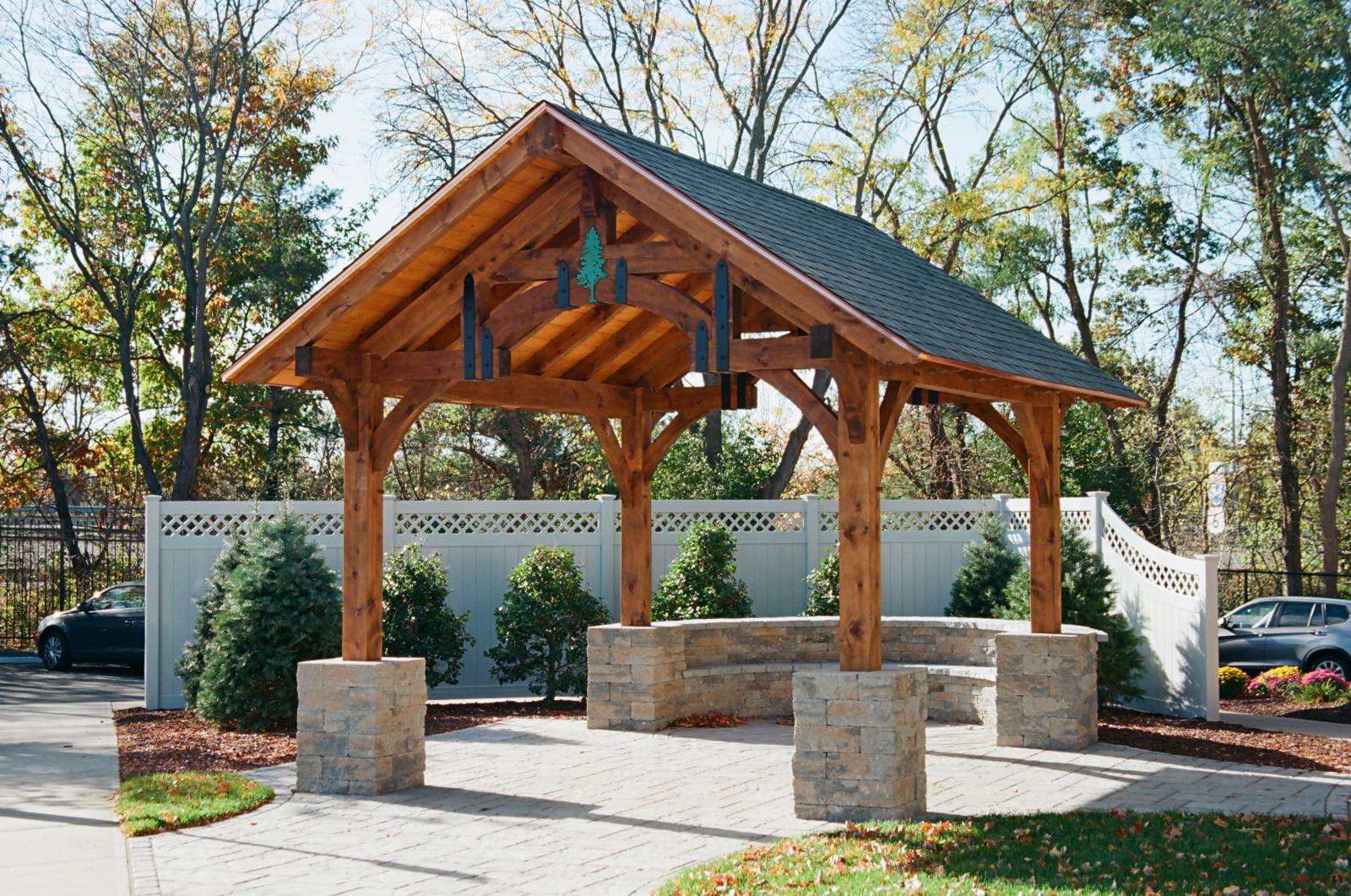 12' x 14' Alpine Pavilion Shown with Options
