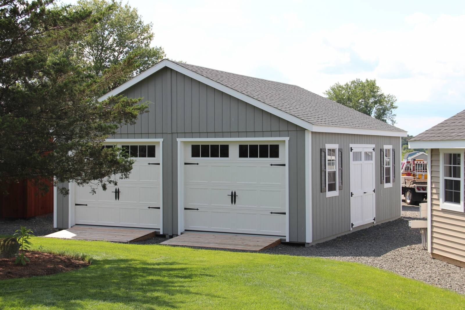 24' x 24' Classic Vintage Garage Shown with Options