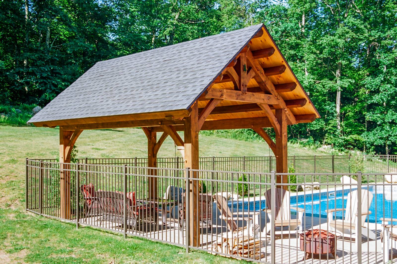 10' x 16' Bridger Pavilion Shown with Options