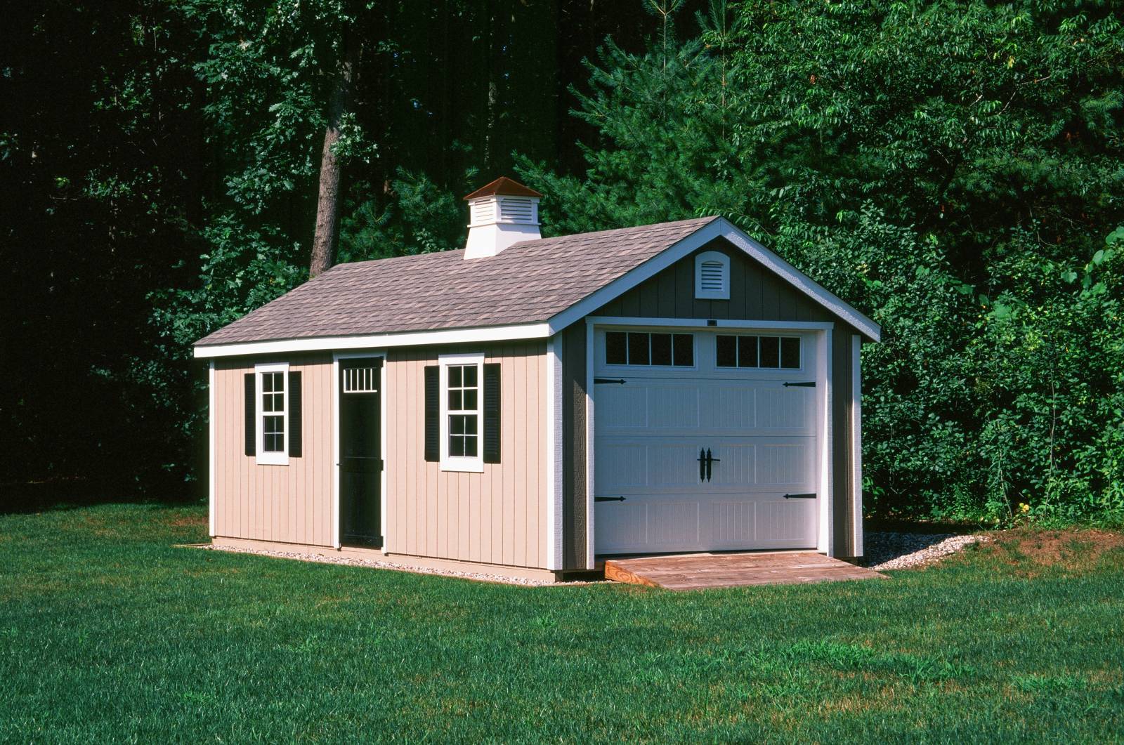 12' x 24' Classic Cape Garage Shown with Options