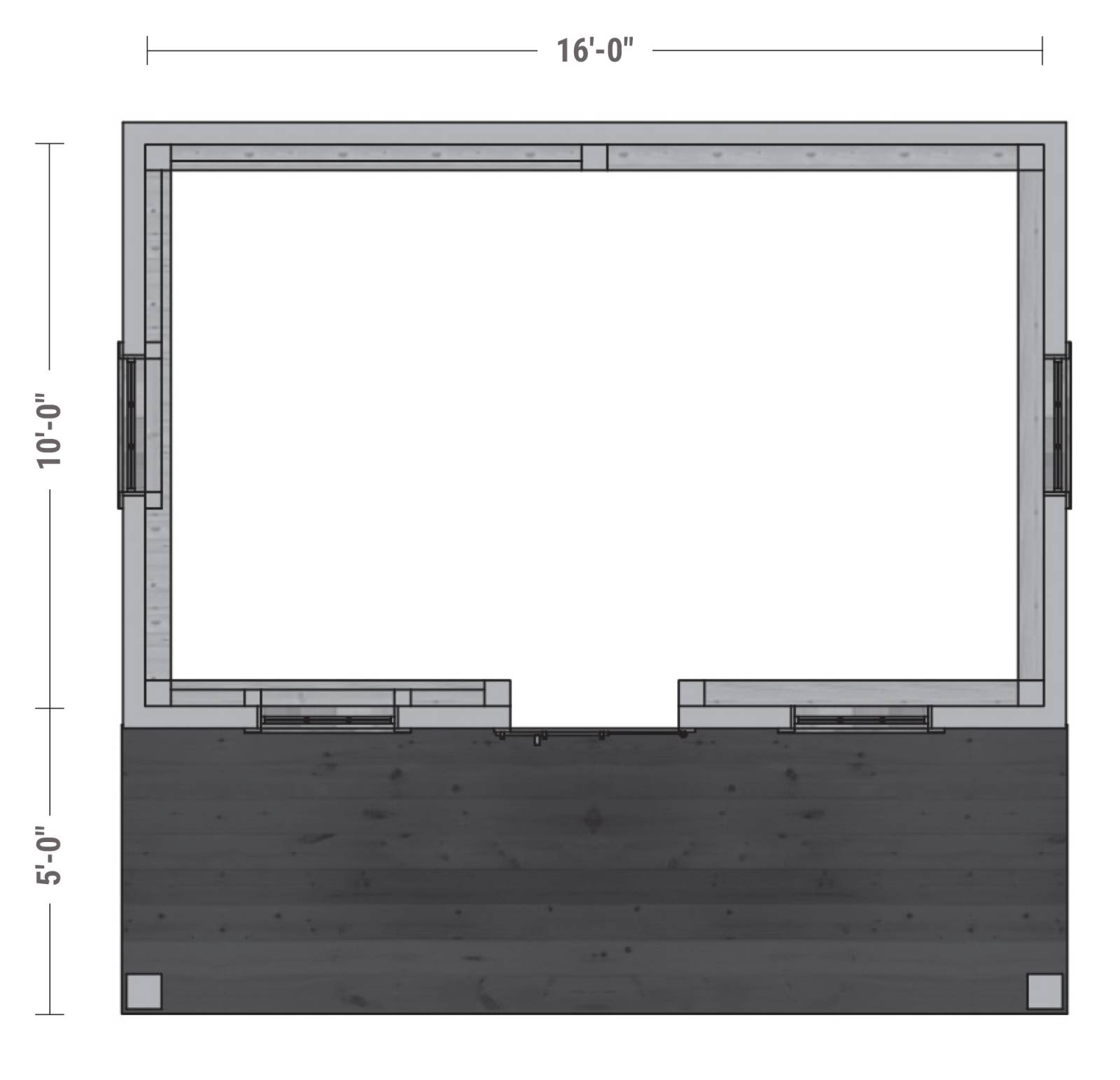 Trapper's Cabin Floor Plan