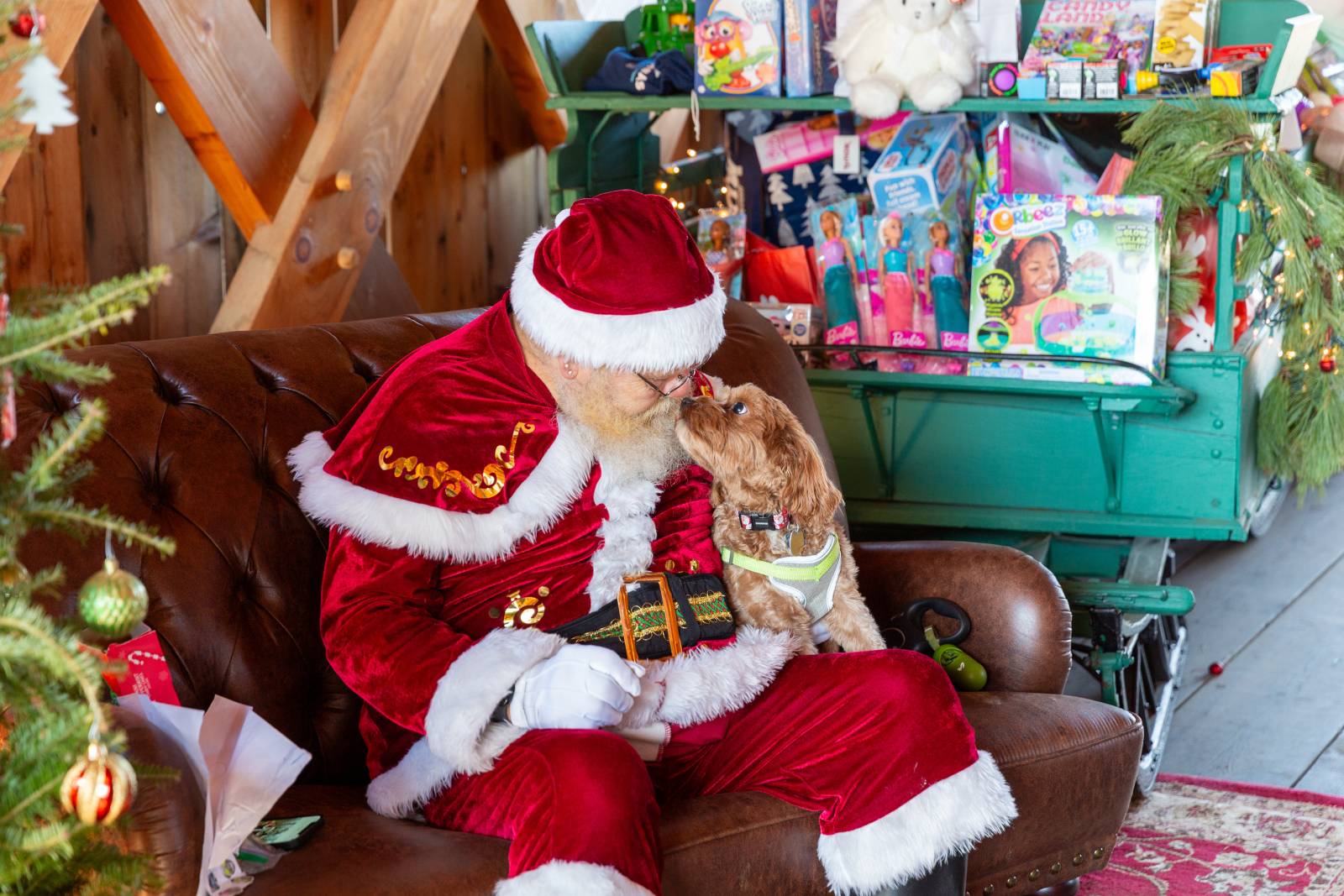 Santa Visits The Giving Tree 2023