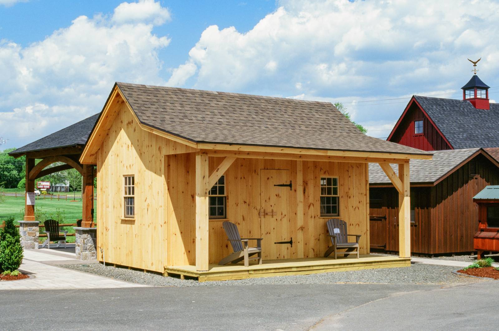 12' x 20' Trapper’s Cabin • Prior to Staining