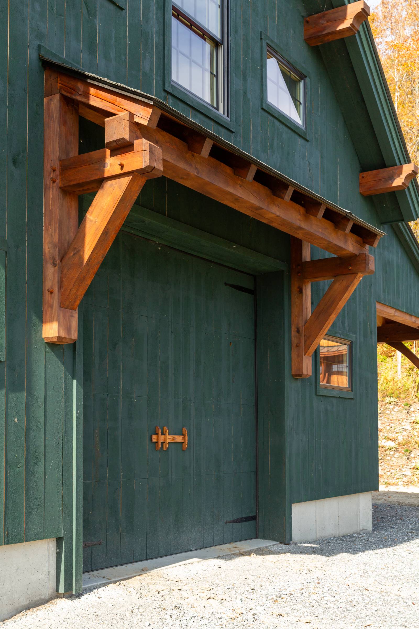 Timber Eyebrows Carriage Barn in the Hills of Vermont | The Barn Yard