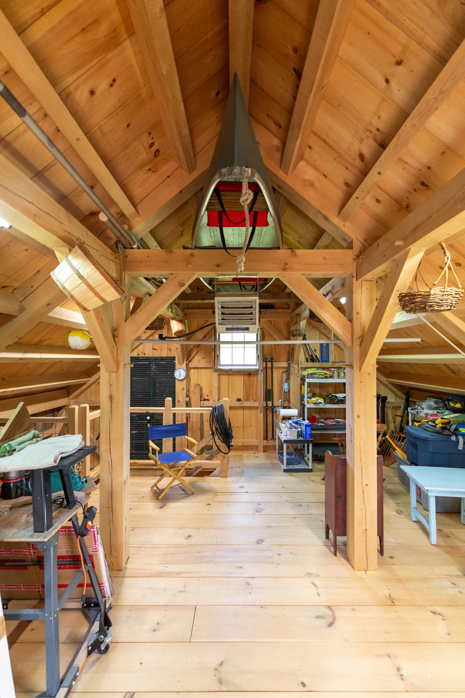 34' x 32' Lenox Carriage Barn • Post & Beam Barn Second Floor
