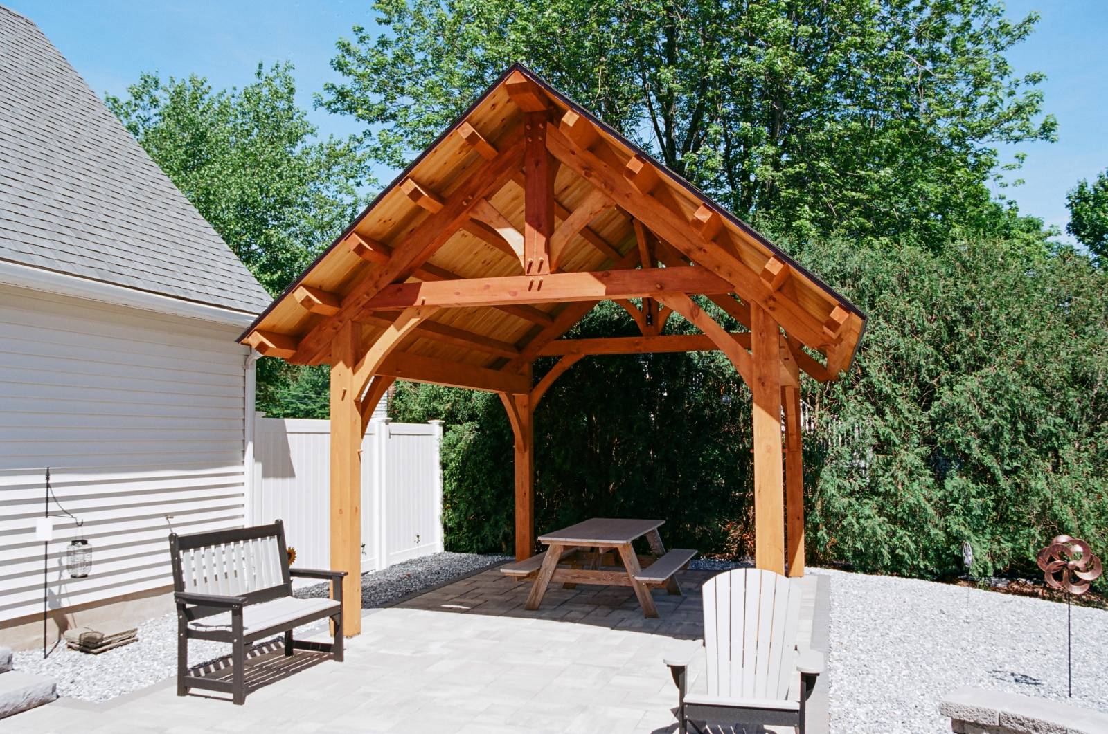 12' x 16' Bridger Timber Frame Pavilion