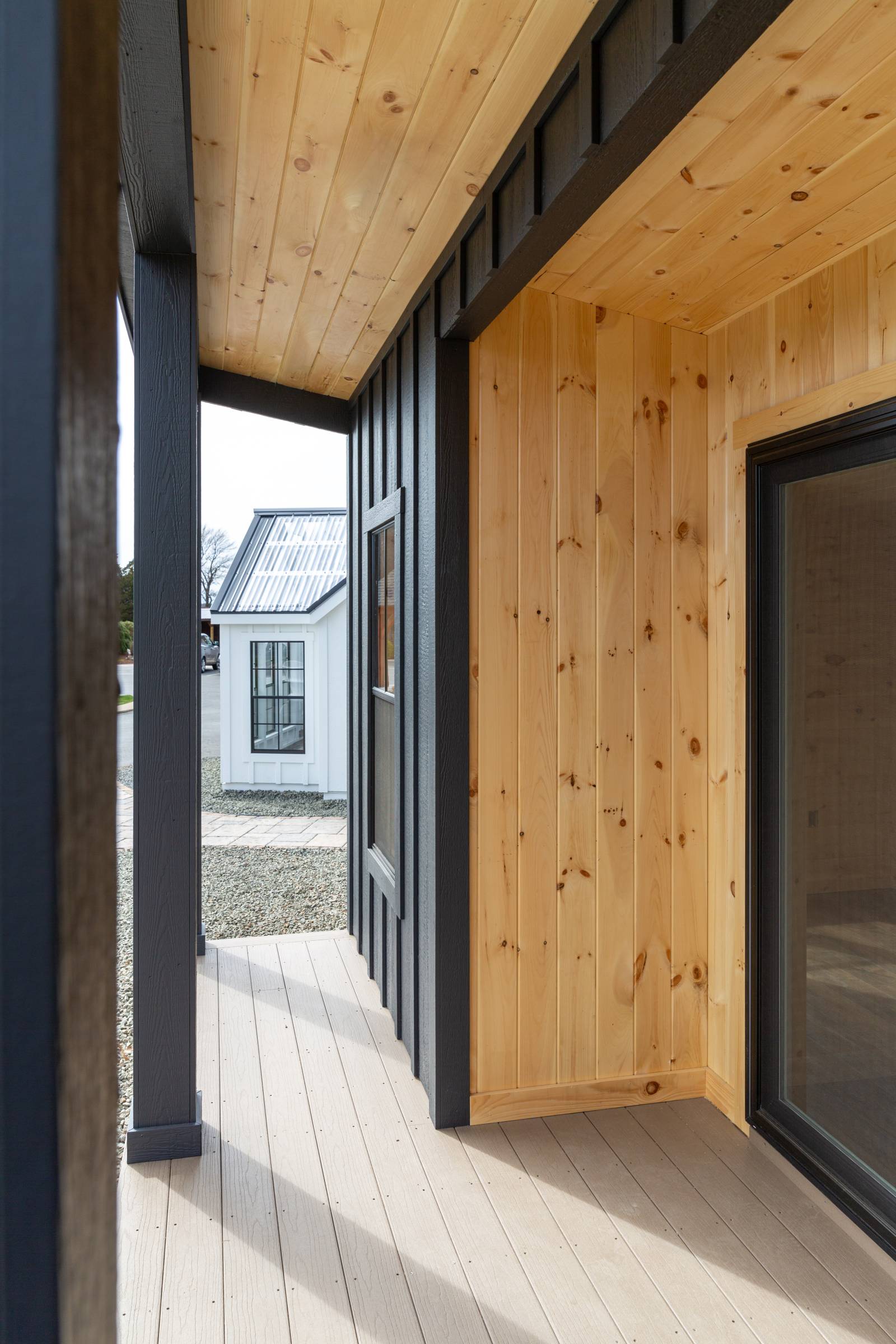Pine Soffit • Pine Indent • Modern Studio • Modern Shed