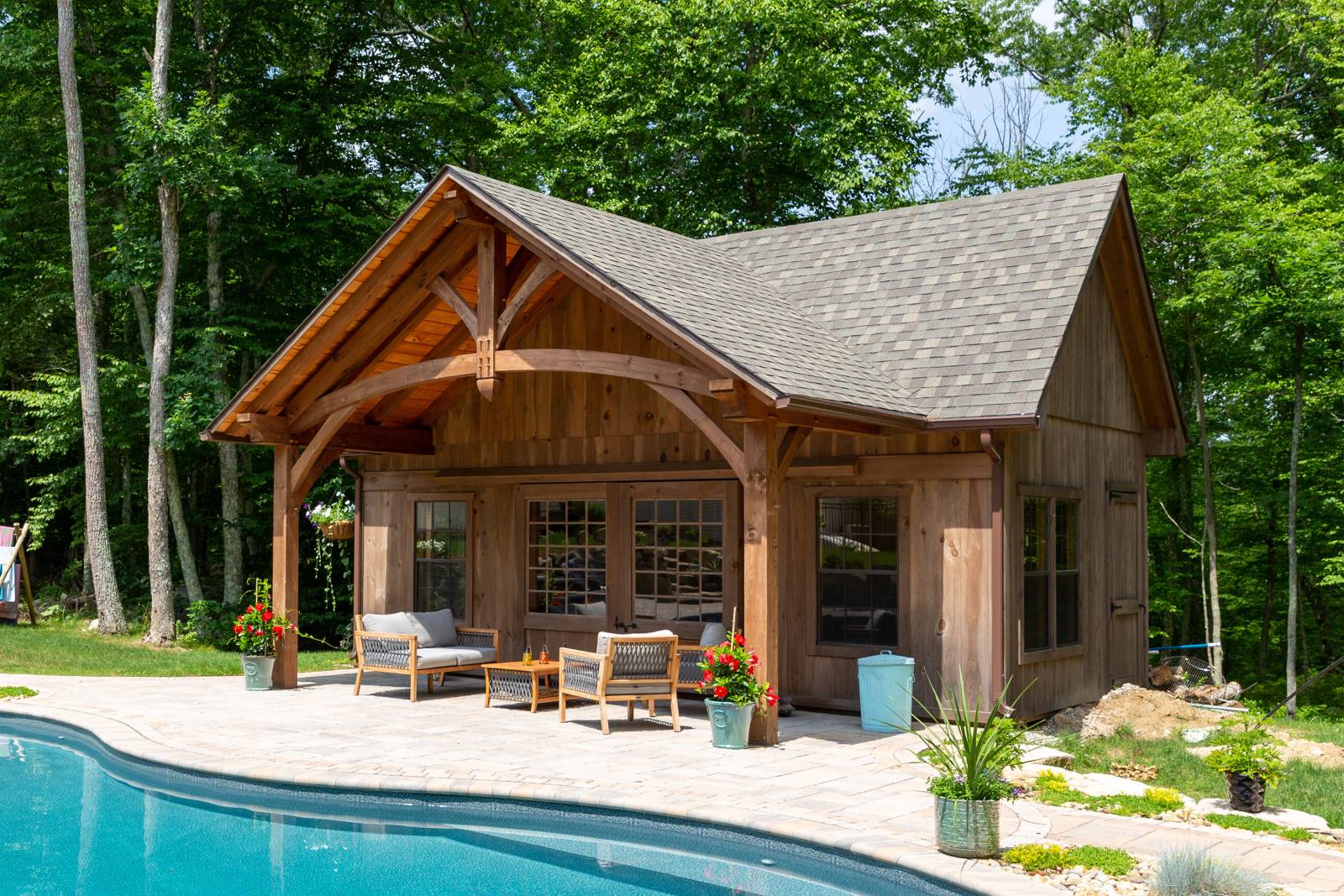 14' x 24' Grand Victorian Cape Pool House Shown with Options