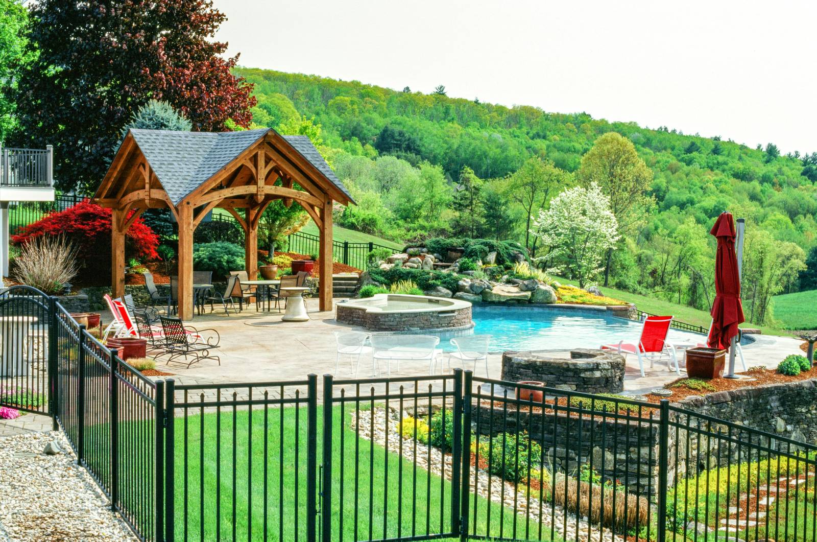 12' x 14' Teton Timber Frame Pavilion, Somers, CT