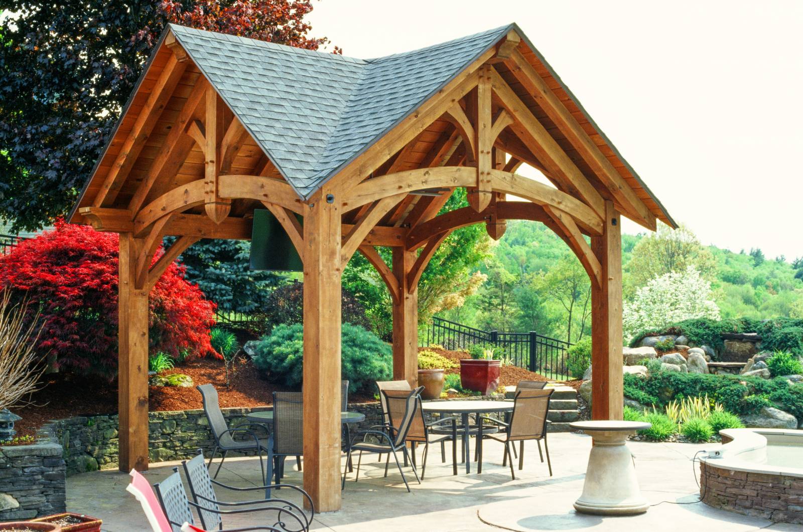 King Post Truss Design with Arched Bottom Chord