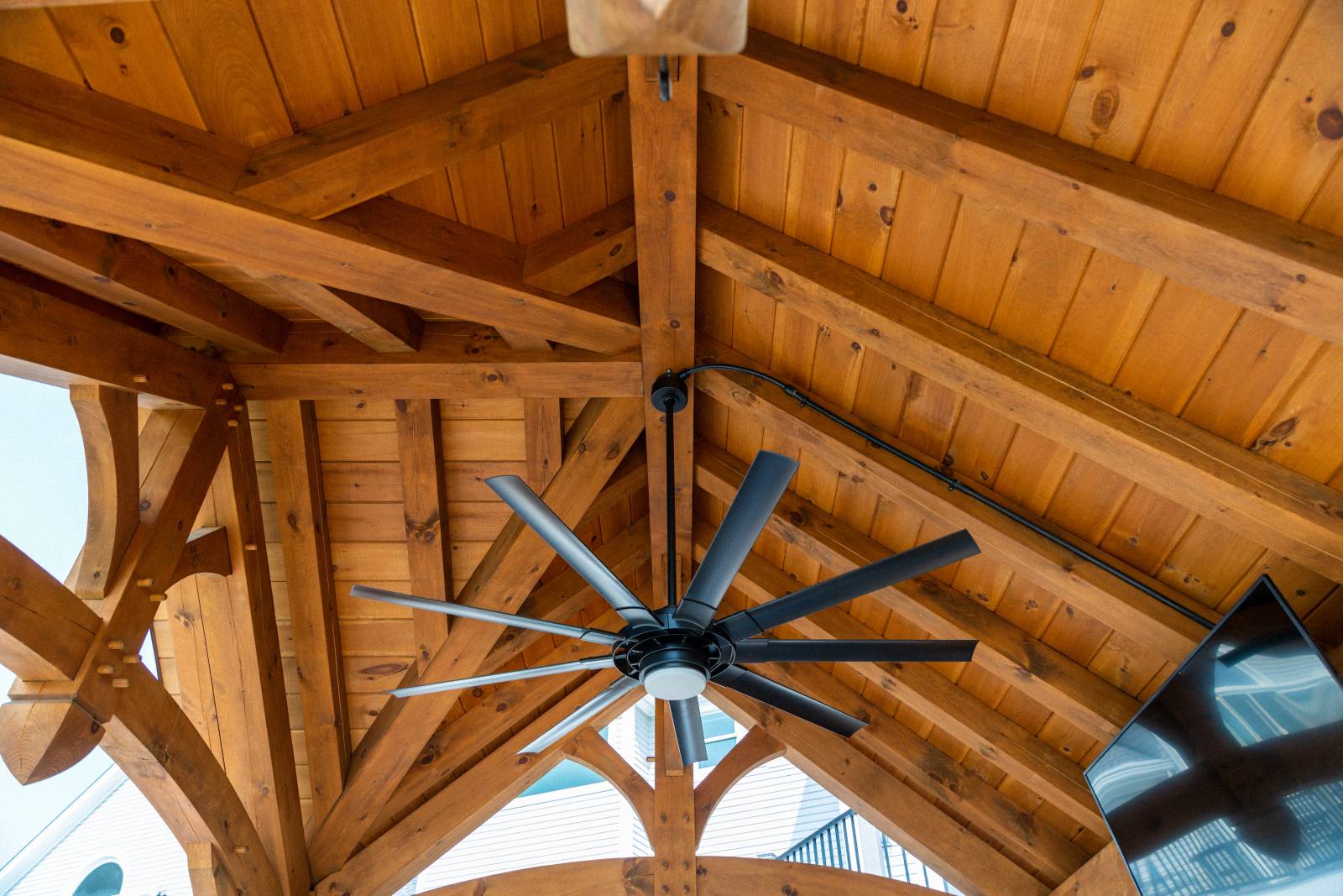 1x8 T&G Pine V-Groove Roof Decking