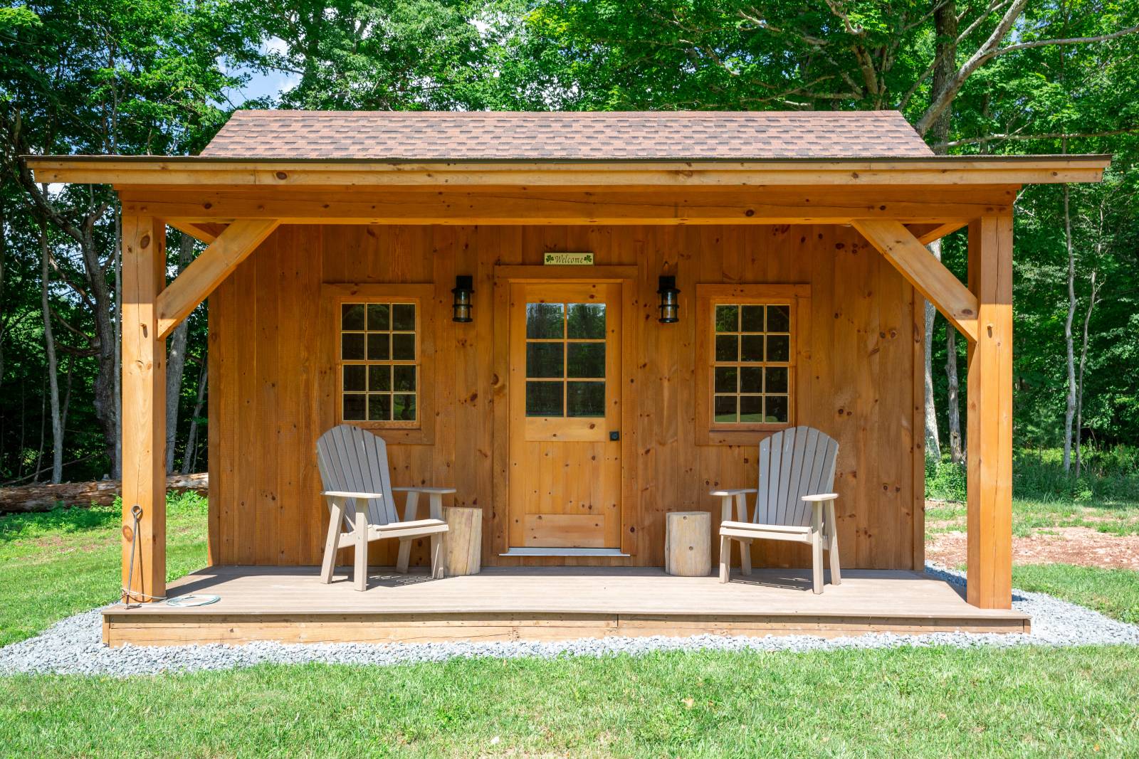 5' Timber Frame Porch • Cabin Kit