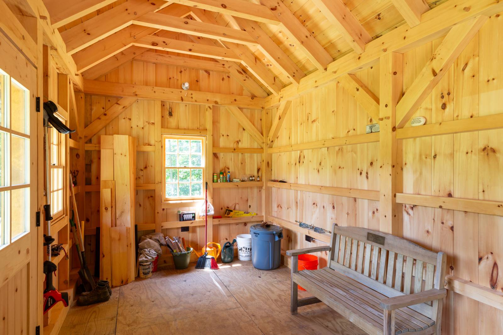Authentic Mortise & Tenon Joinery Throughout • Timber Frame Cabin Kit